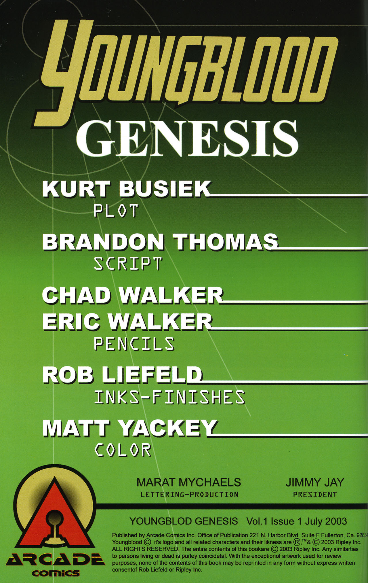 Read online Youngblood: Genesis comic -  Issue #1 - 6