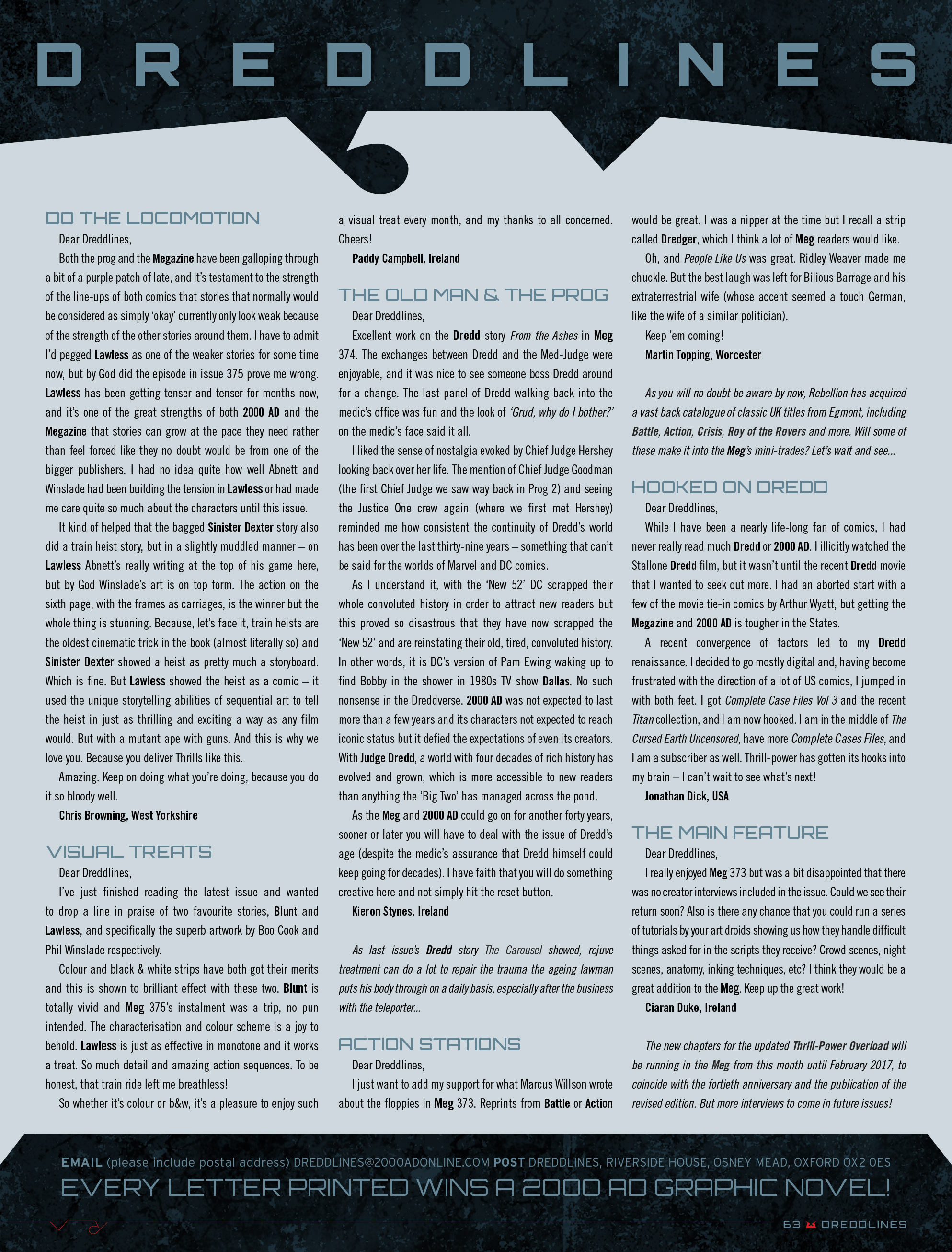 Read online Judge Dredd Megazine (Vol. 5) comic -  Issue #376 - 61
