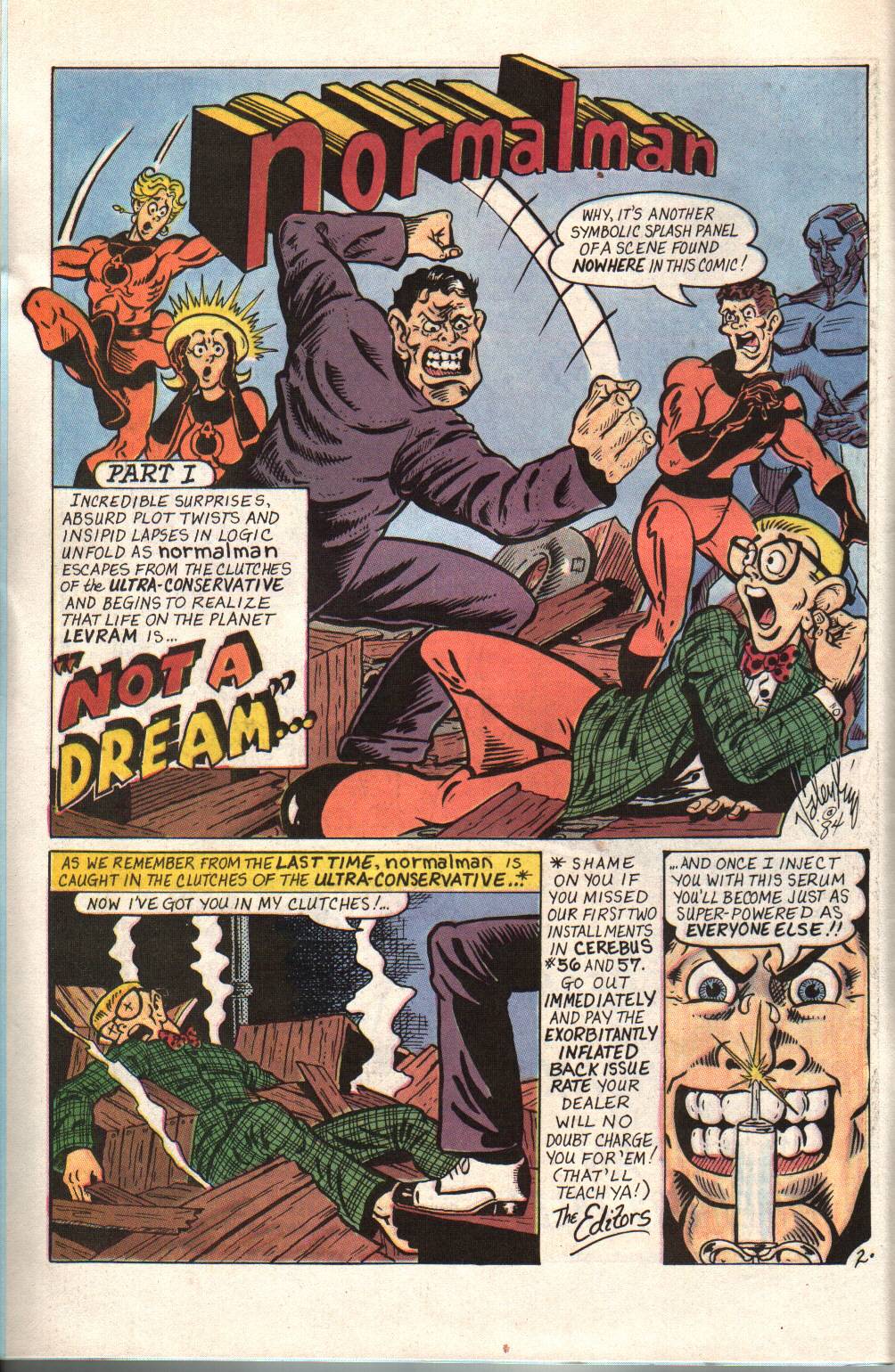 Read online Normalman comic -  Issue #1 - 4