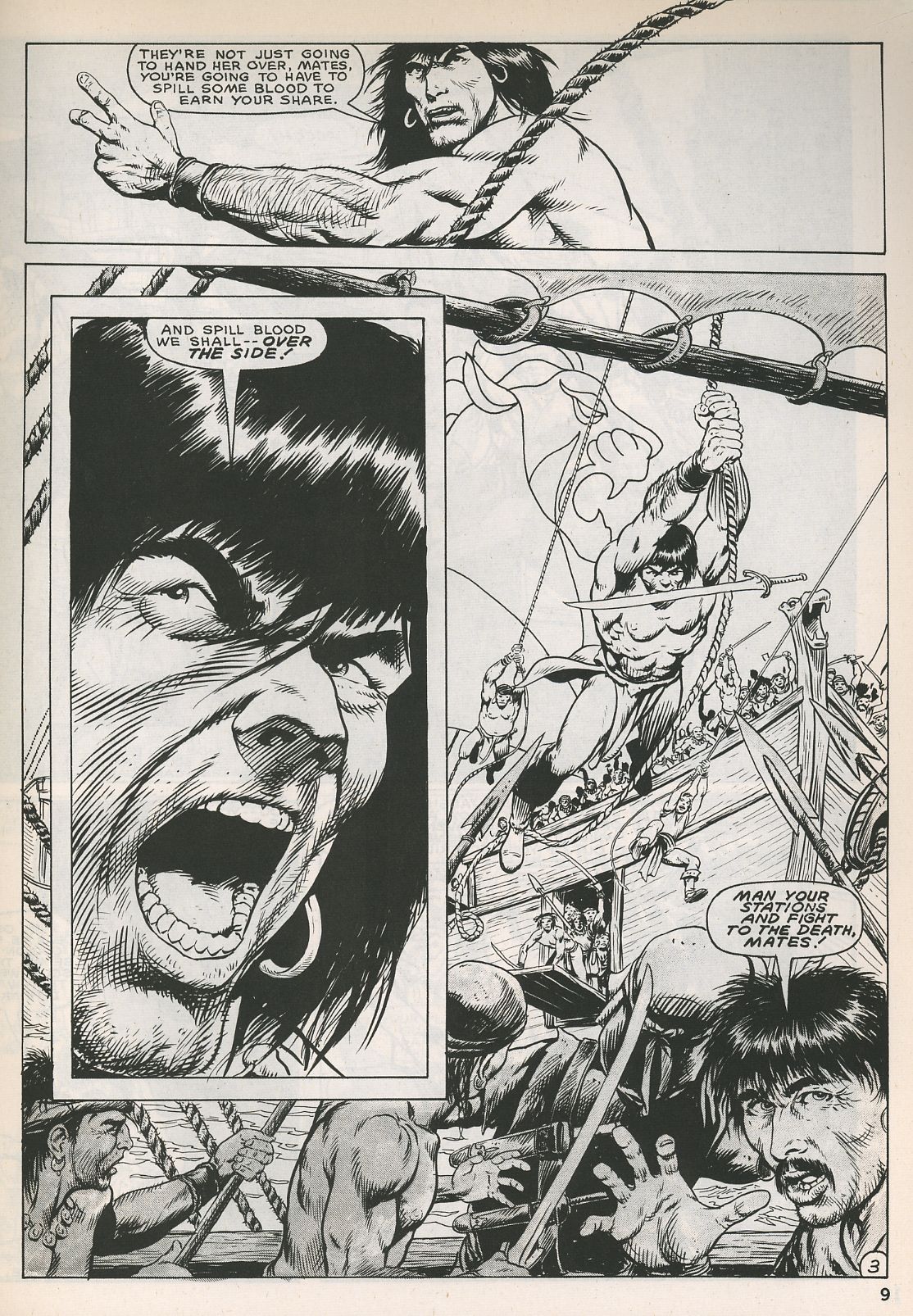 Read online The Savage Sword Of Conan comic -  Issue #129 - 9