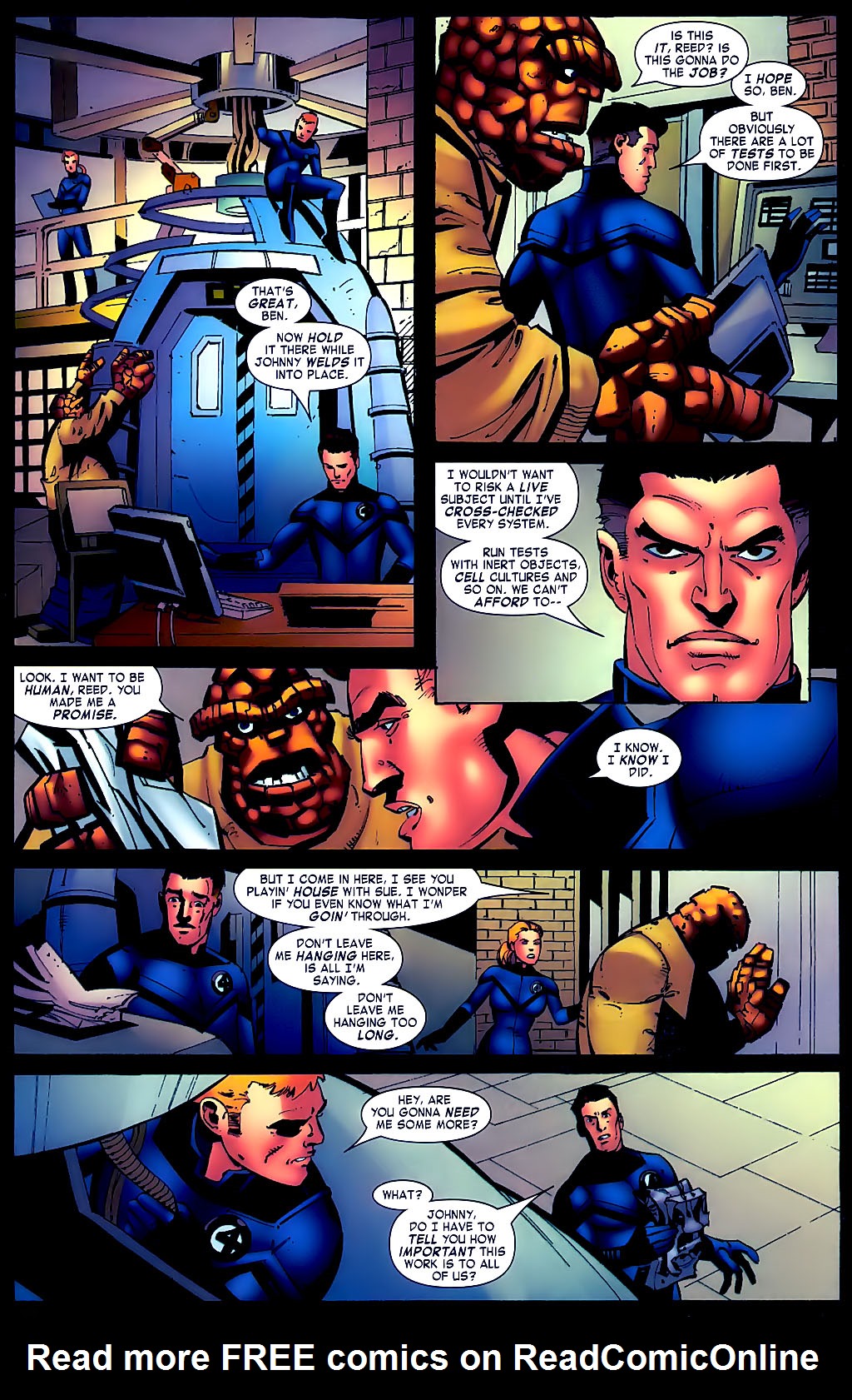 Read online Fantastic Four Movie adaptation comic -  Issue # Full - 34