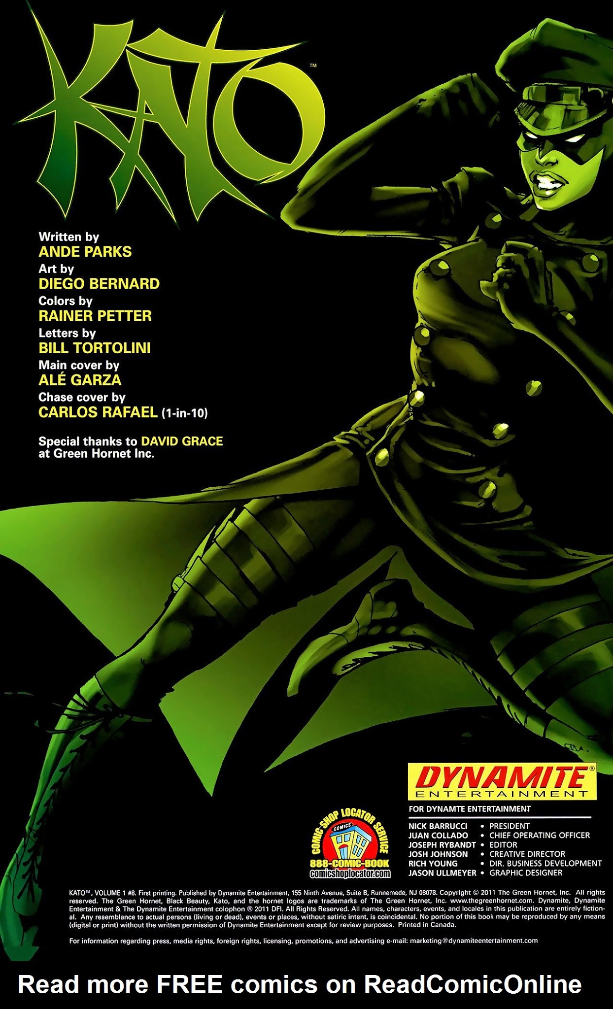 Read online Kato comic -  Issue #8 - 2