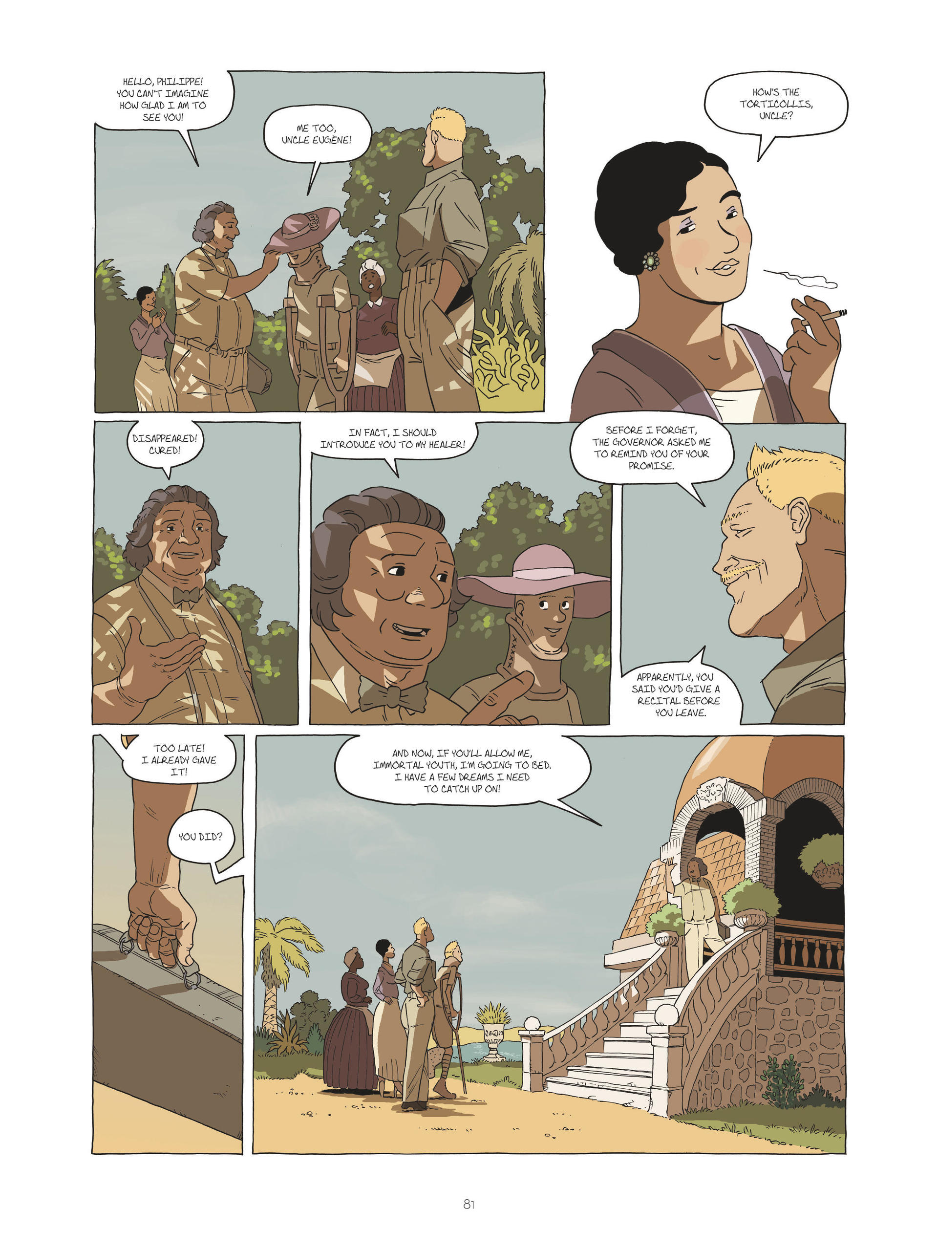Read online Zidrou-Beuchot's African Trilogy comic -  Issue # TPB 2 - 81