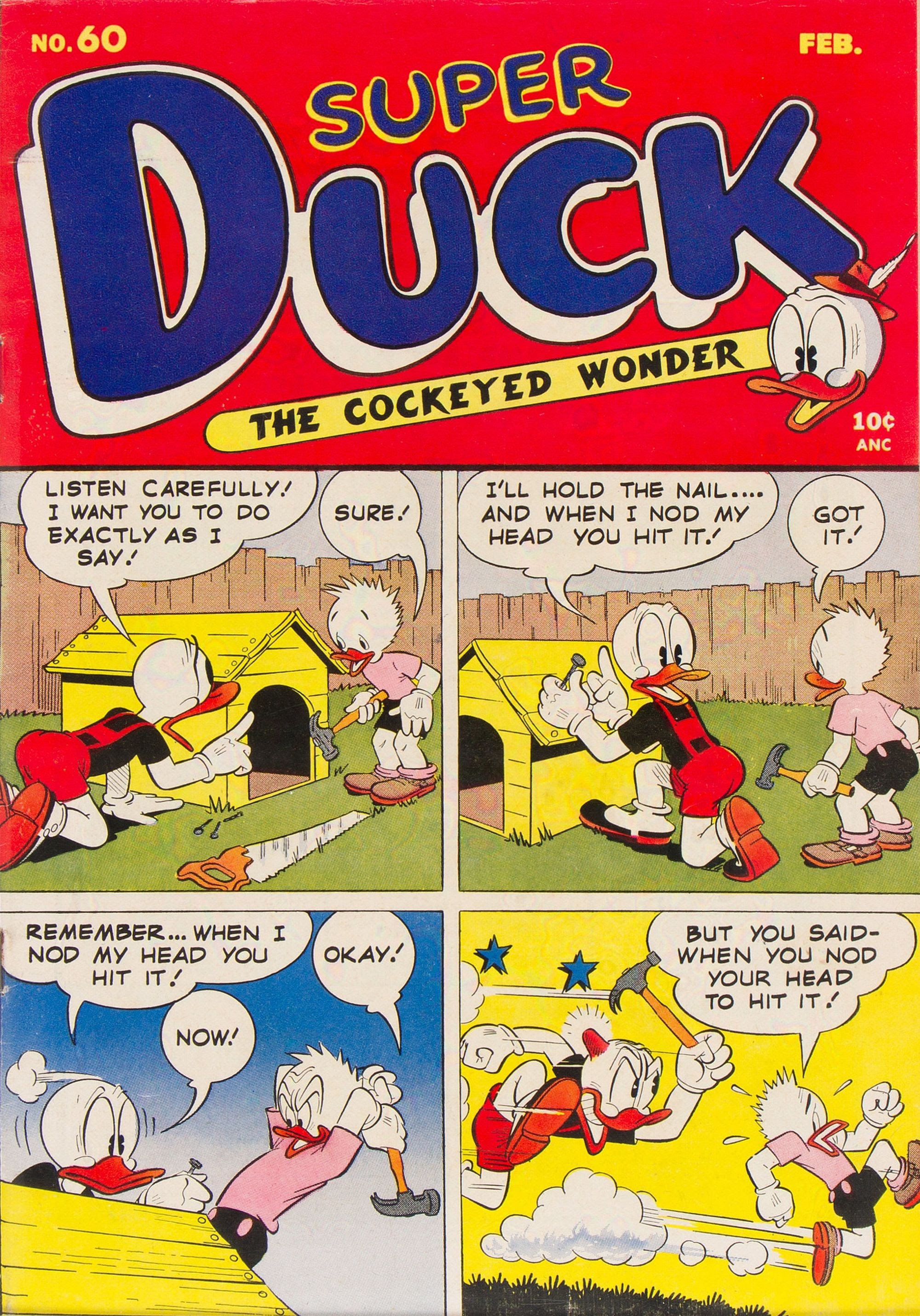 Read online Super Duck Comics comic -  Issue #60 - 1
