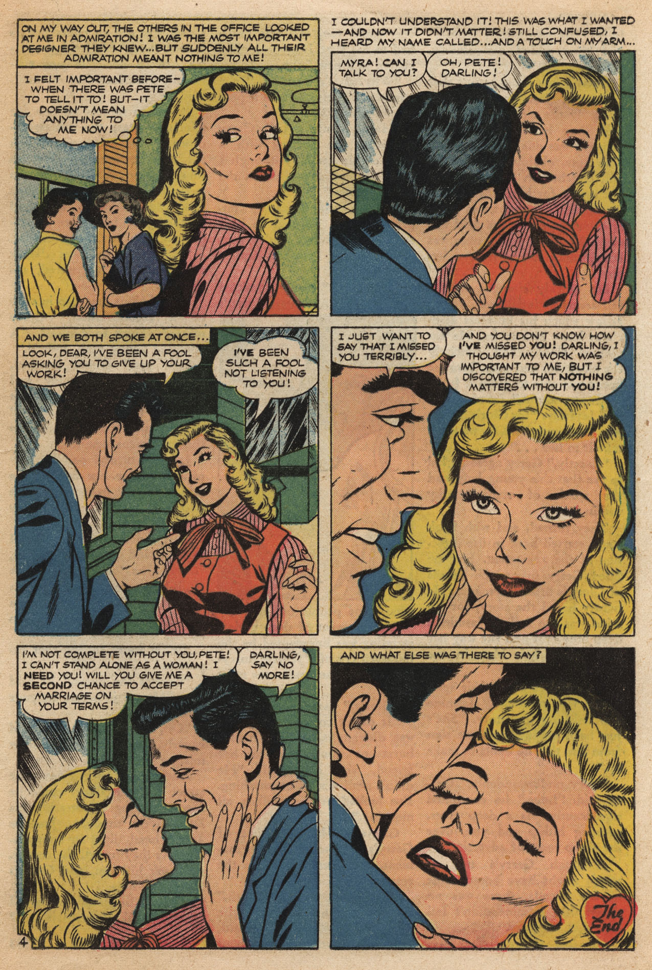 Read online Love Romances comic -  Issue #60 - 25