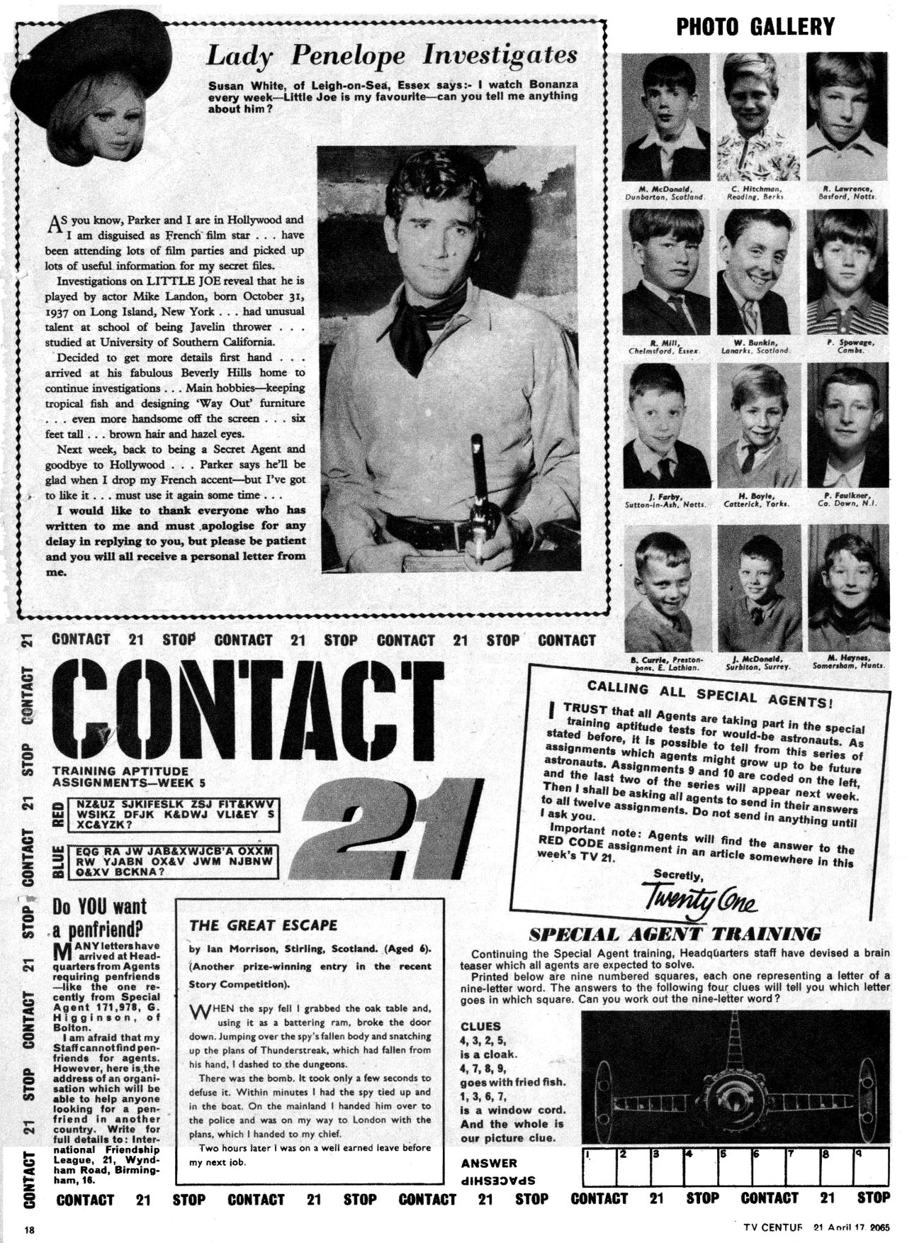 Read online TV Century 21 (TV 21) comic -  Issue #13 - 17