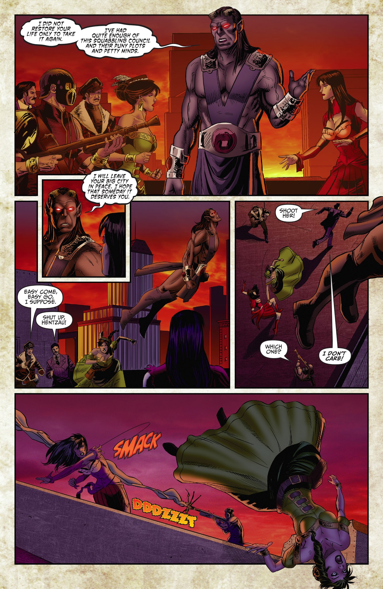 Read online Legenderry: Vampirella comic -  Issue #5 - 19