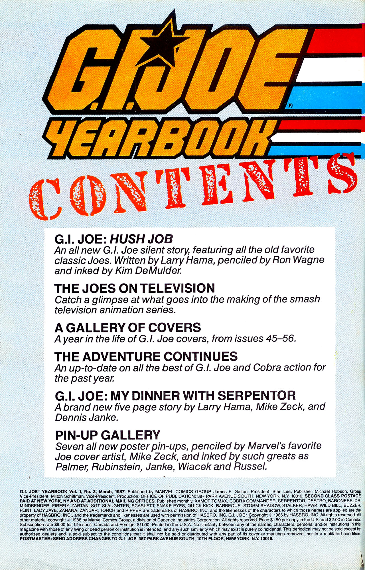 Read online G.I. Joe Yearbook comic -  Issue #3 - 2