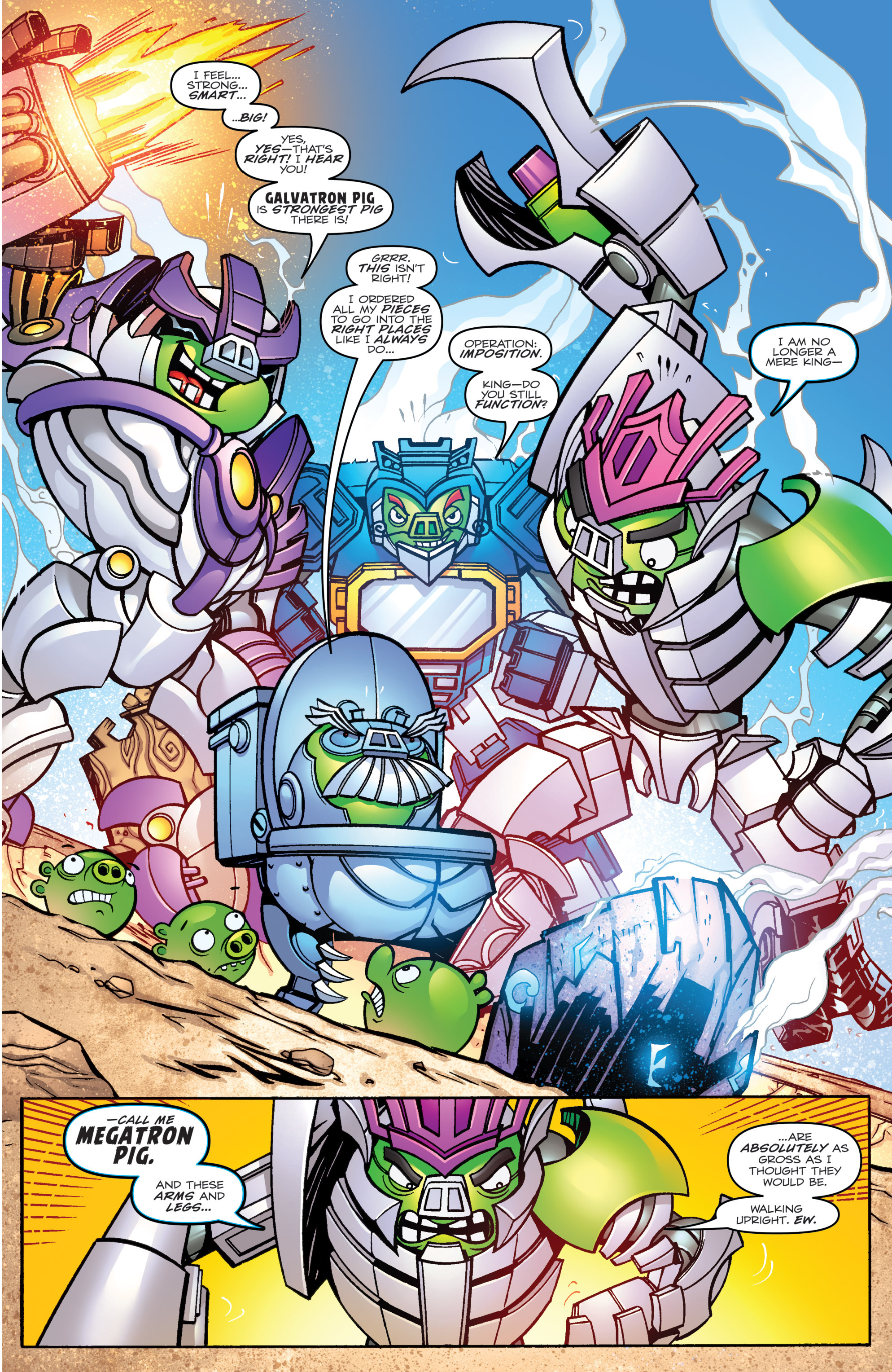 Read online Angry Birds Transformers comic -  Issue #1 - 17