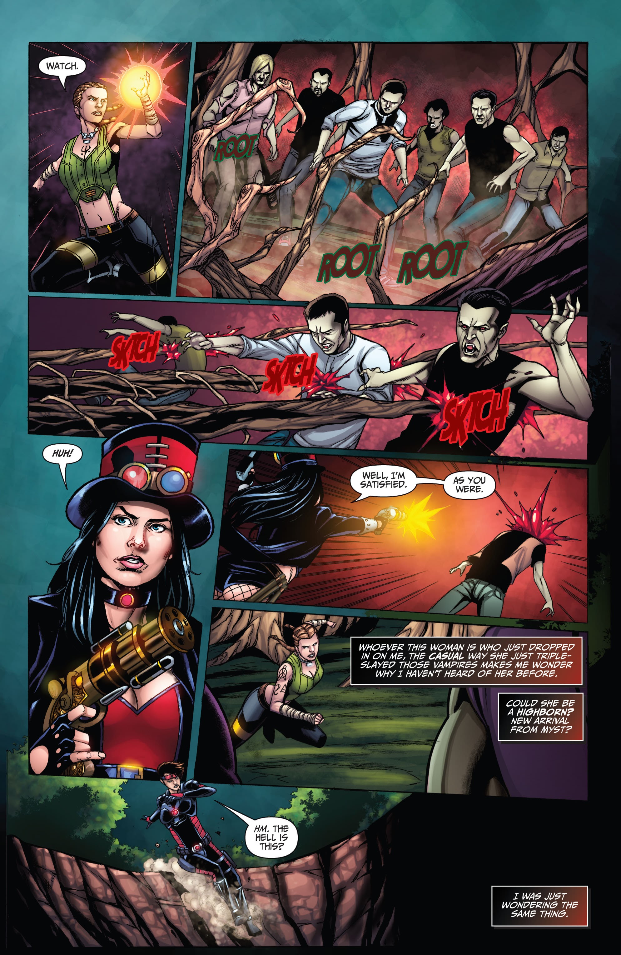 Read online Van Helsing Annual: Hour of the Witch comic -  Issue # Full - 10