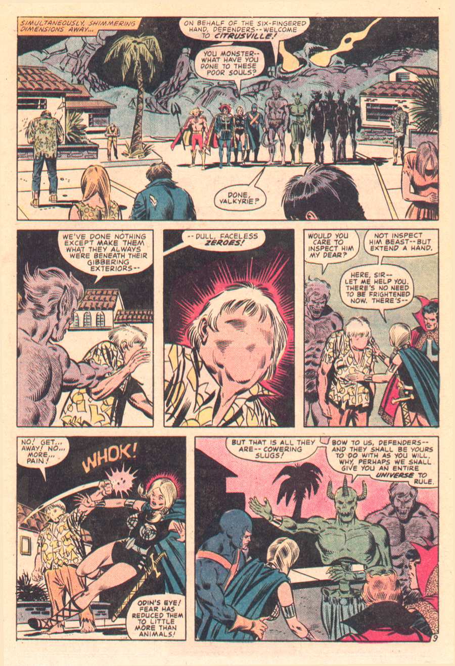 Read online The Defenders (1972) comic -  Issue #99 - 10