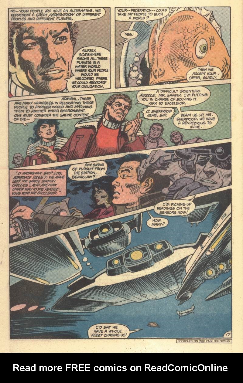 Read online Star Trek (1984) comic -  Issue #17 - 18