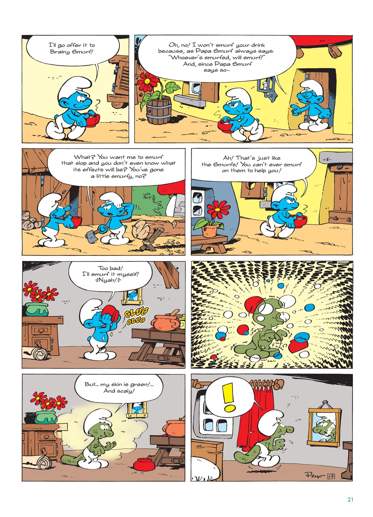 Read online The Smurfs comic -  Issue #8 - 21