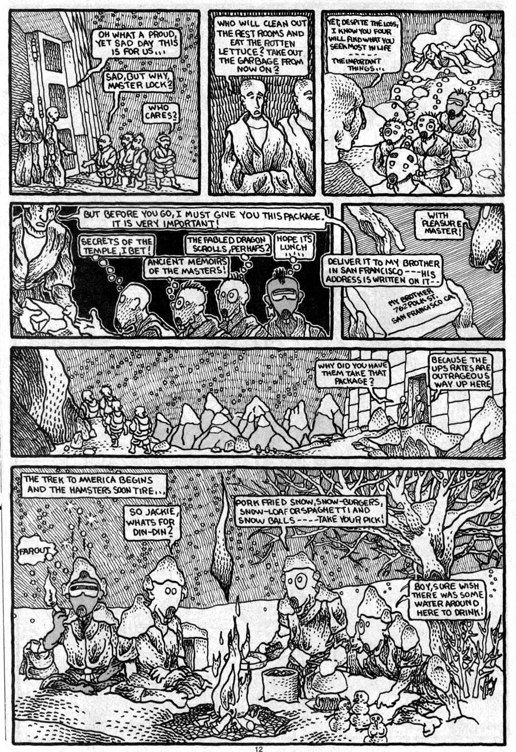 Read online Adolescent Radioactive Black Belt Hamsters comic -  Issue #1 - 12