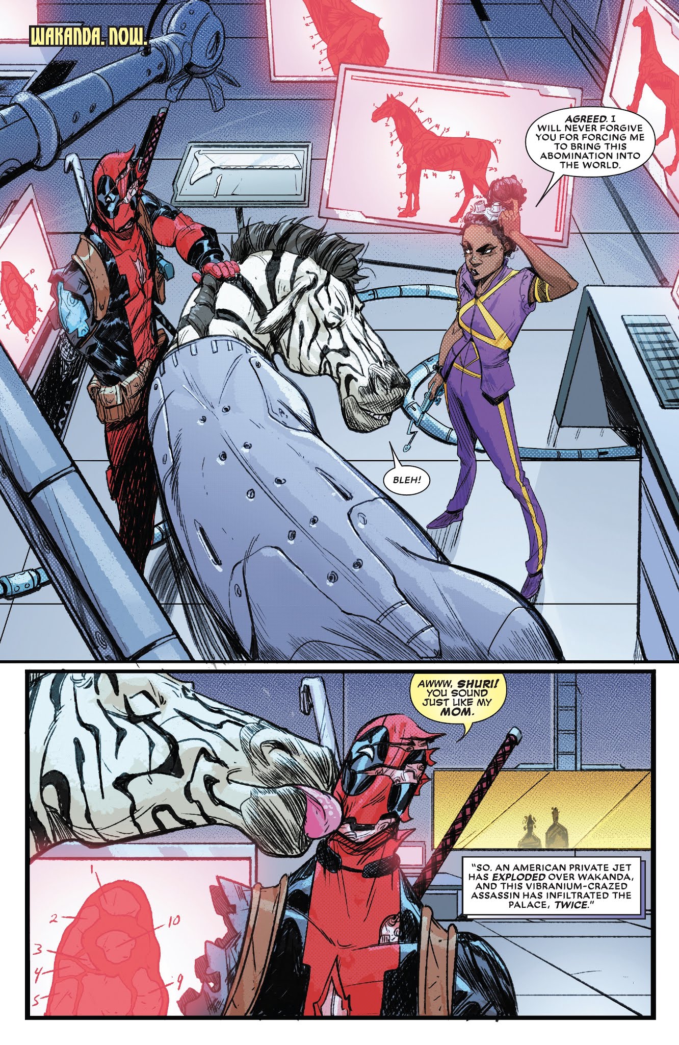 Read online Black Panther vs Deadpool comic -  Issue #3 - 8