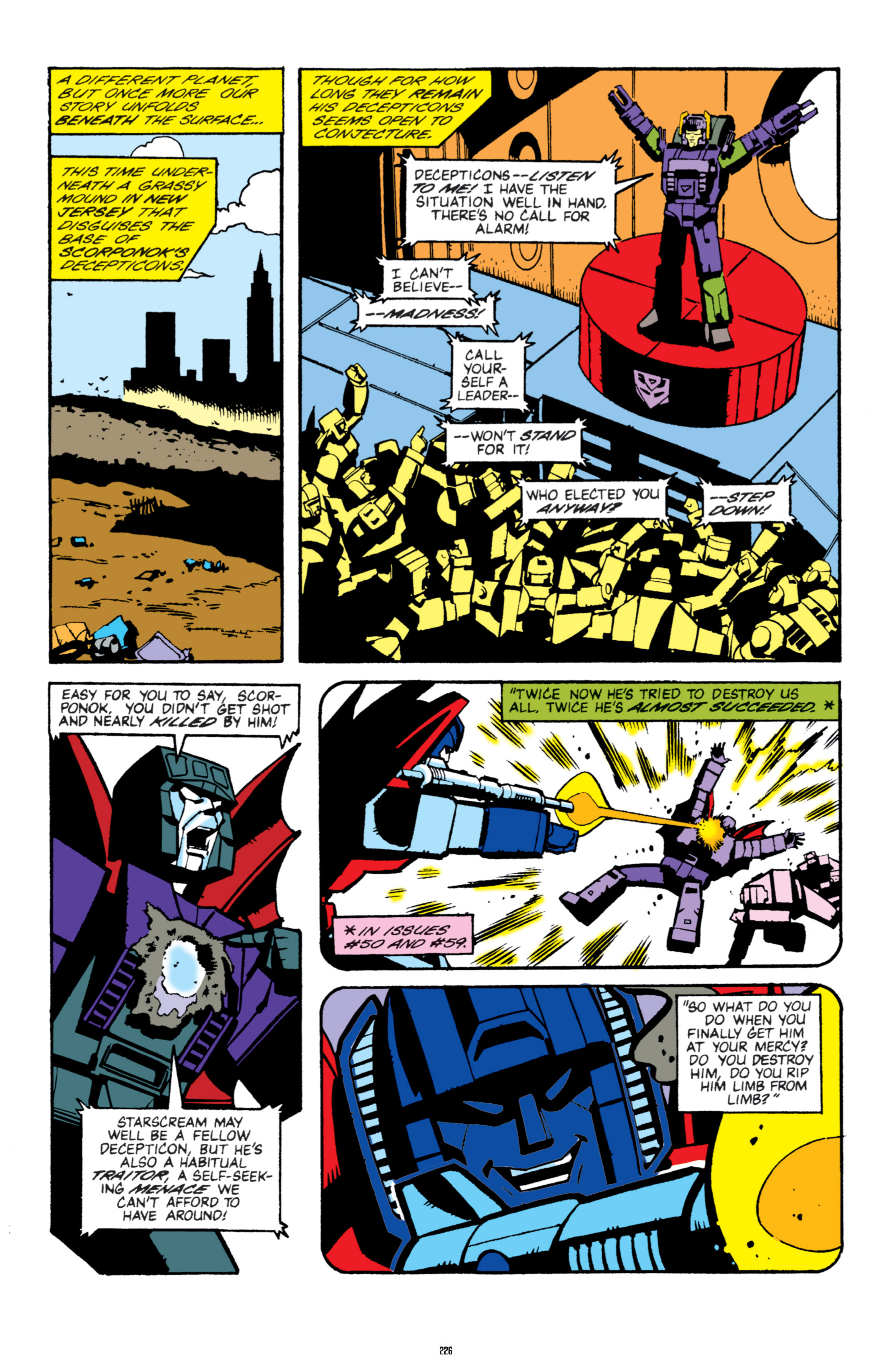Read online The Transformers Classics comic -  Issue # TPB 5 - 227