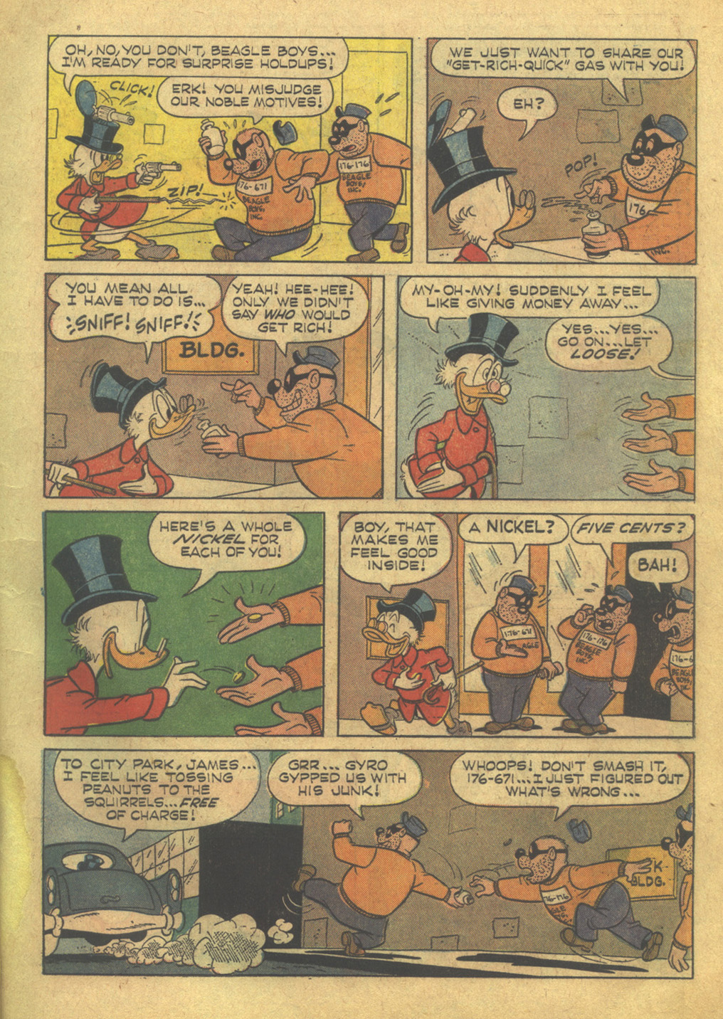 Read online Walt Disney THE BEAGLE BOYS comic -  Issue #5 - 7