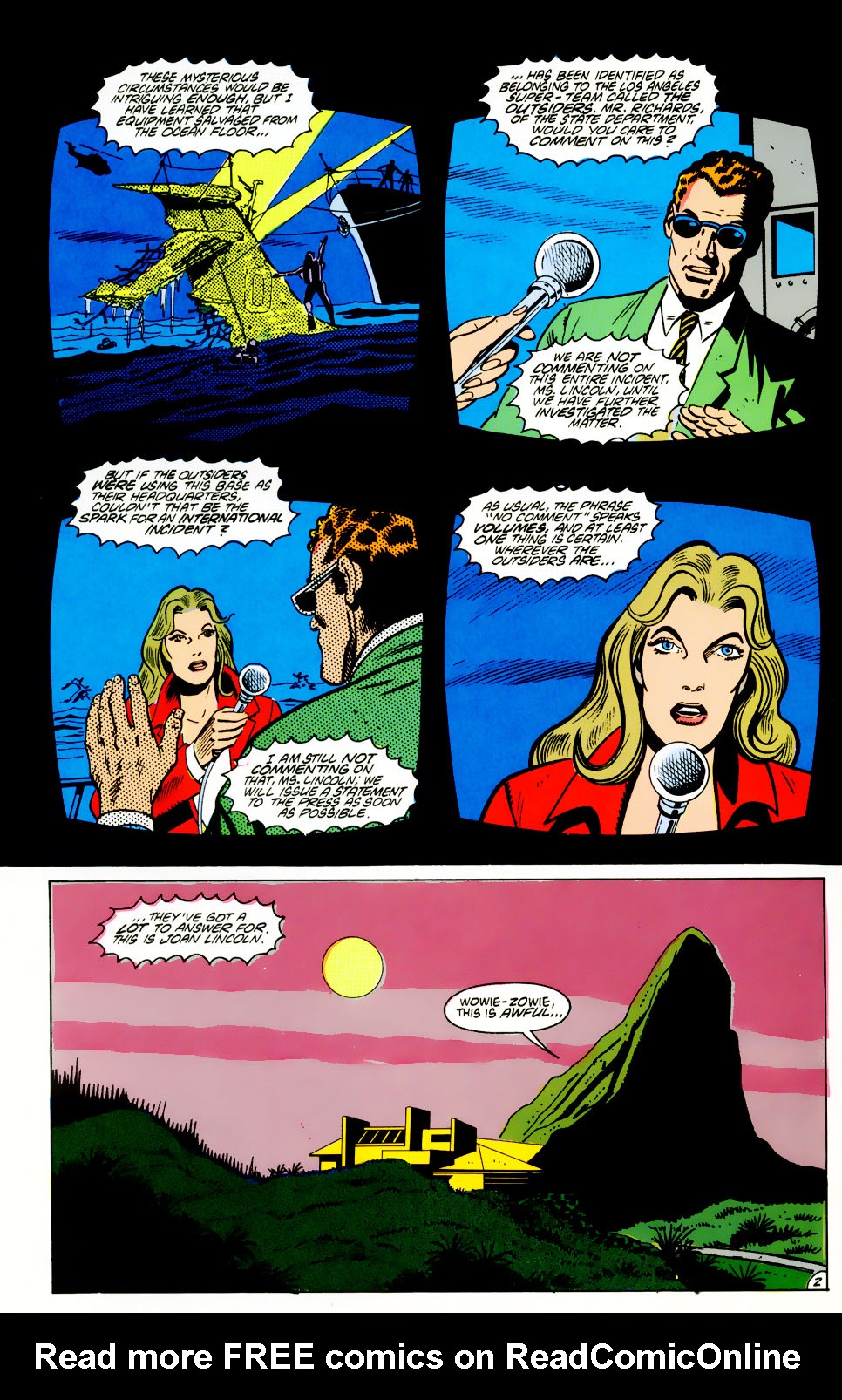 Read online The Outsiders (1985) comic -  Issue #26 - 3