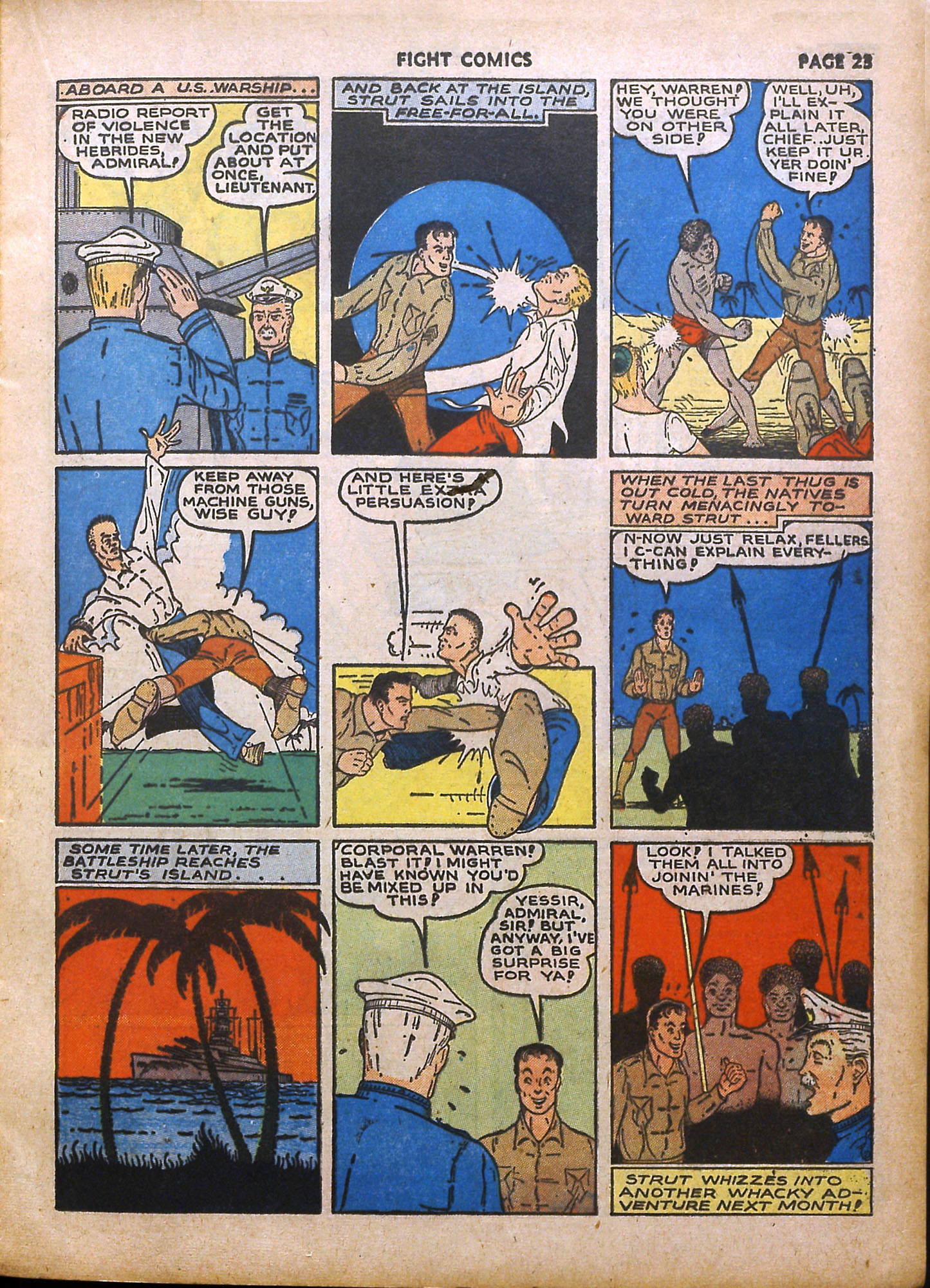 Read online Fight Comics comic -  Issue #14 - 25