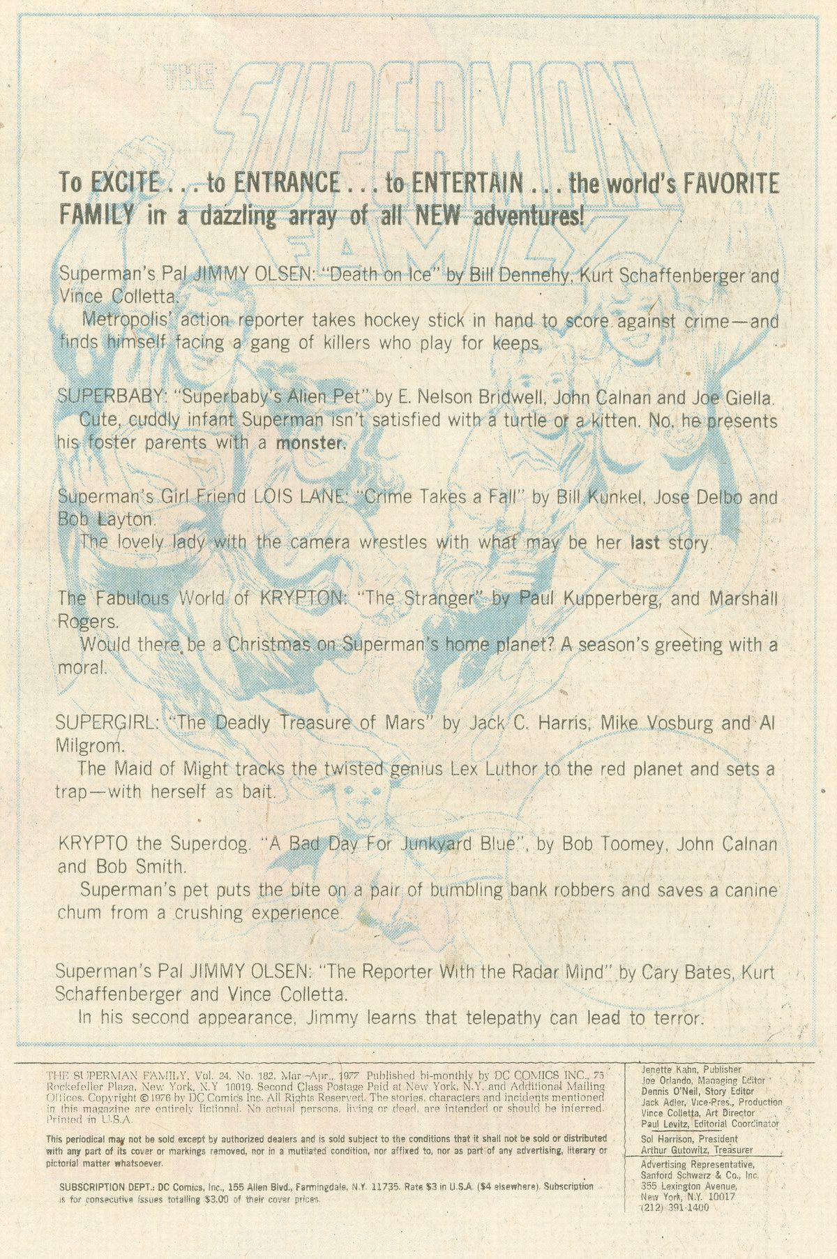 Read online The Superman Family comic -  Issue #182 - 3