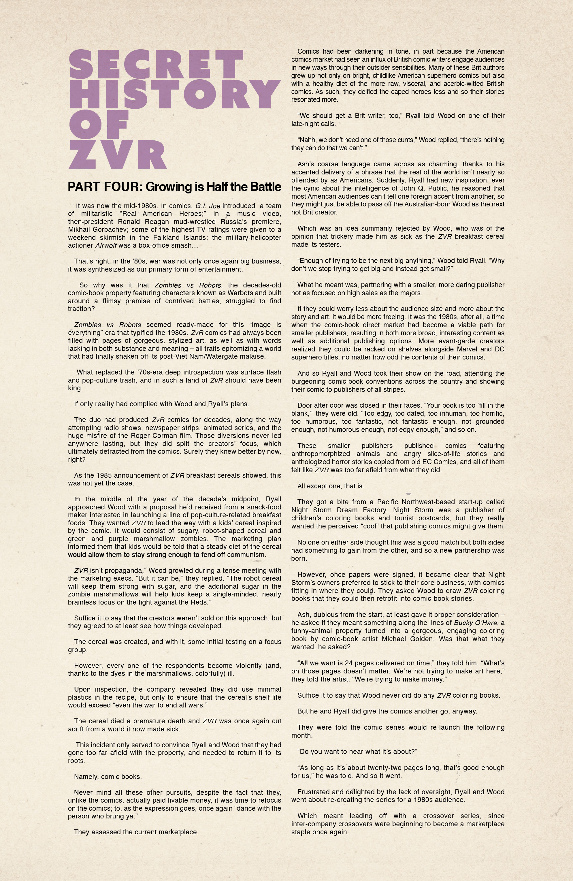 Read online ZVRC: Zombies Vs. Robots Classic comic -  Issue #4 - 27
