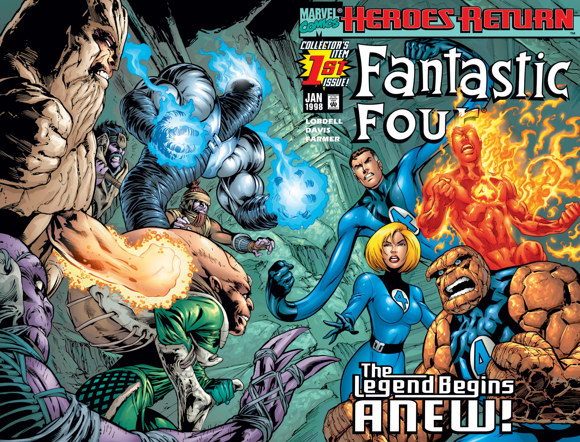 Read online Fantastic Four (1998) comic -  Issue #1 - 1