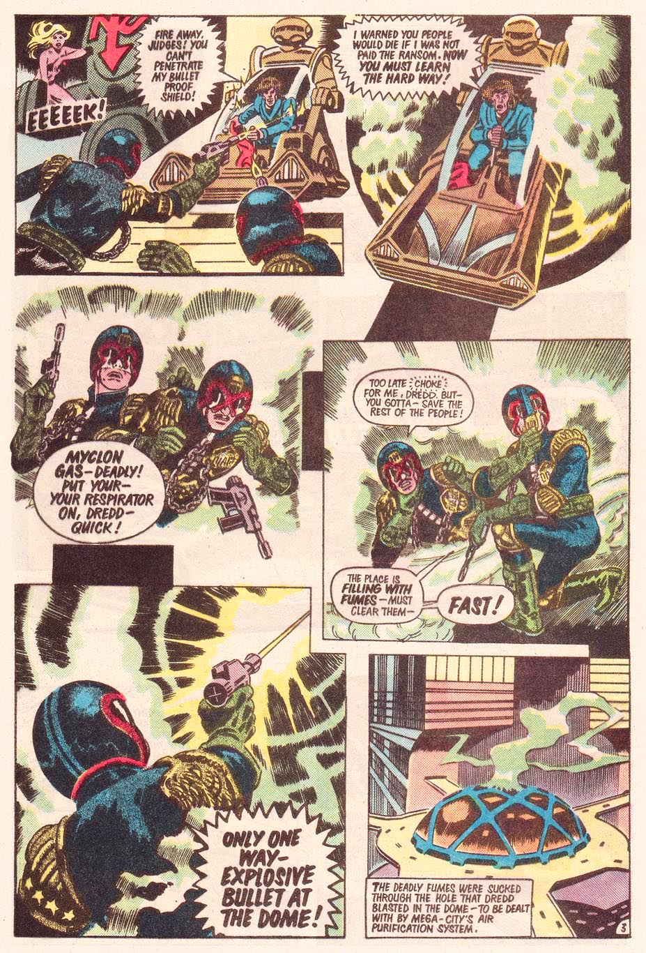Read online Judge Dredd: The Early Cases comic -  Issue #1 - 5