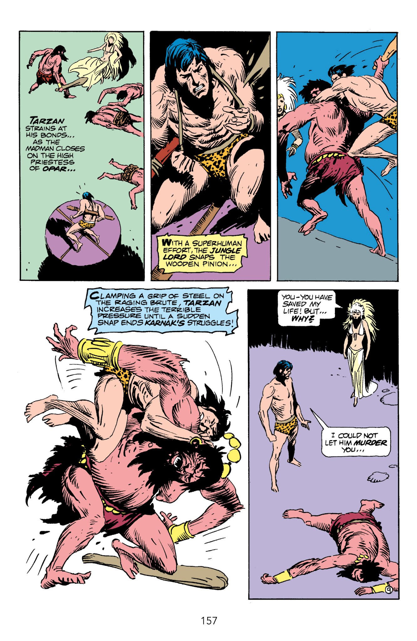 Read online Edgar Rice Burroughs' Tarzan The Joe Kubert Years comic -  Issue # TPB 2 (Part 2) - 52