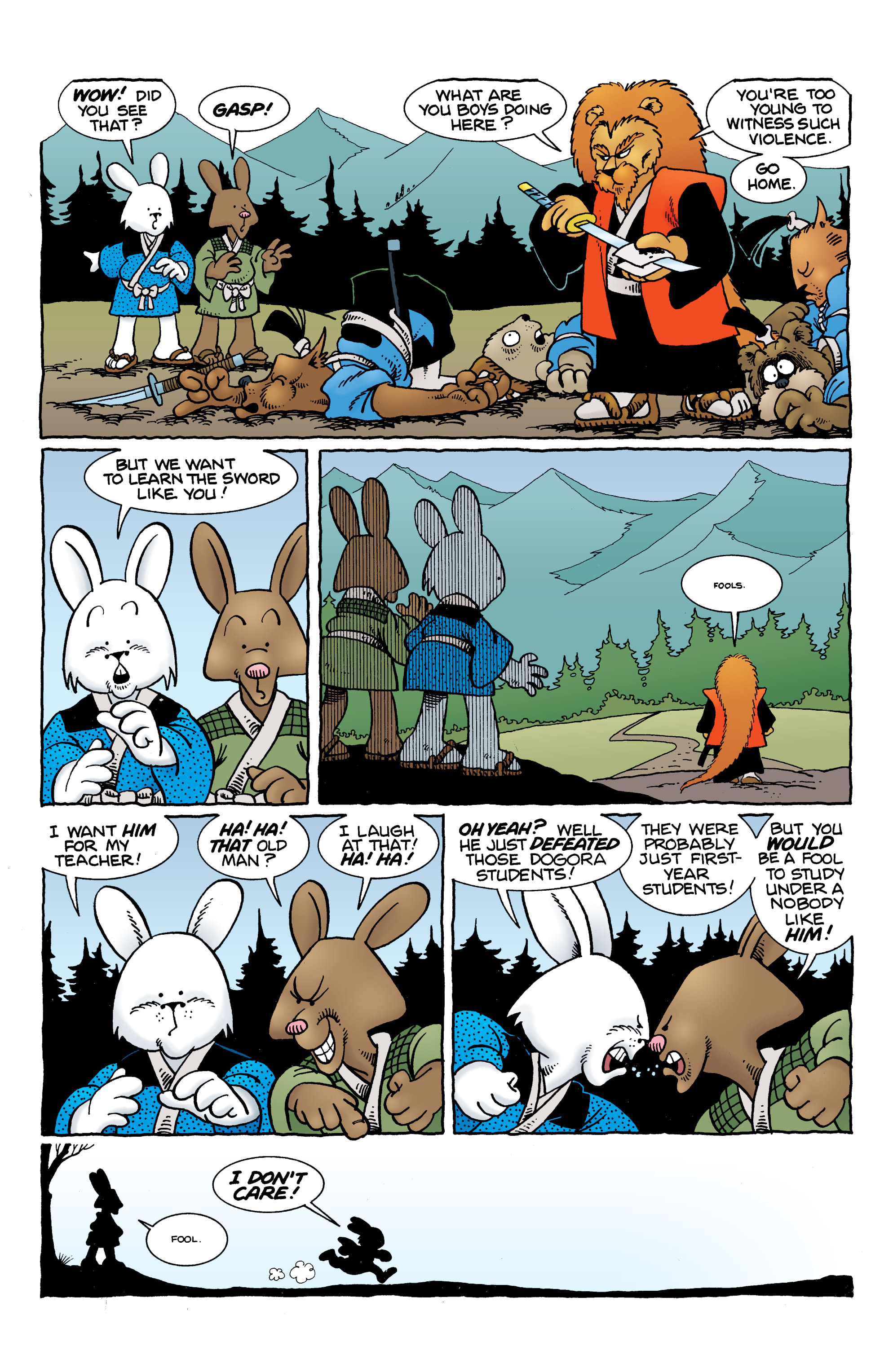 Read online Usagi Yojimbo Color Classics comic -  Issue #1 - 10