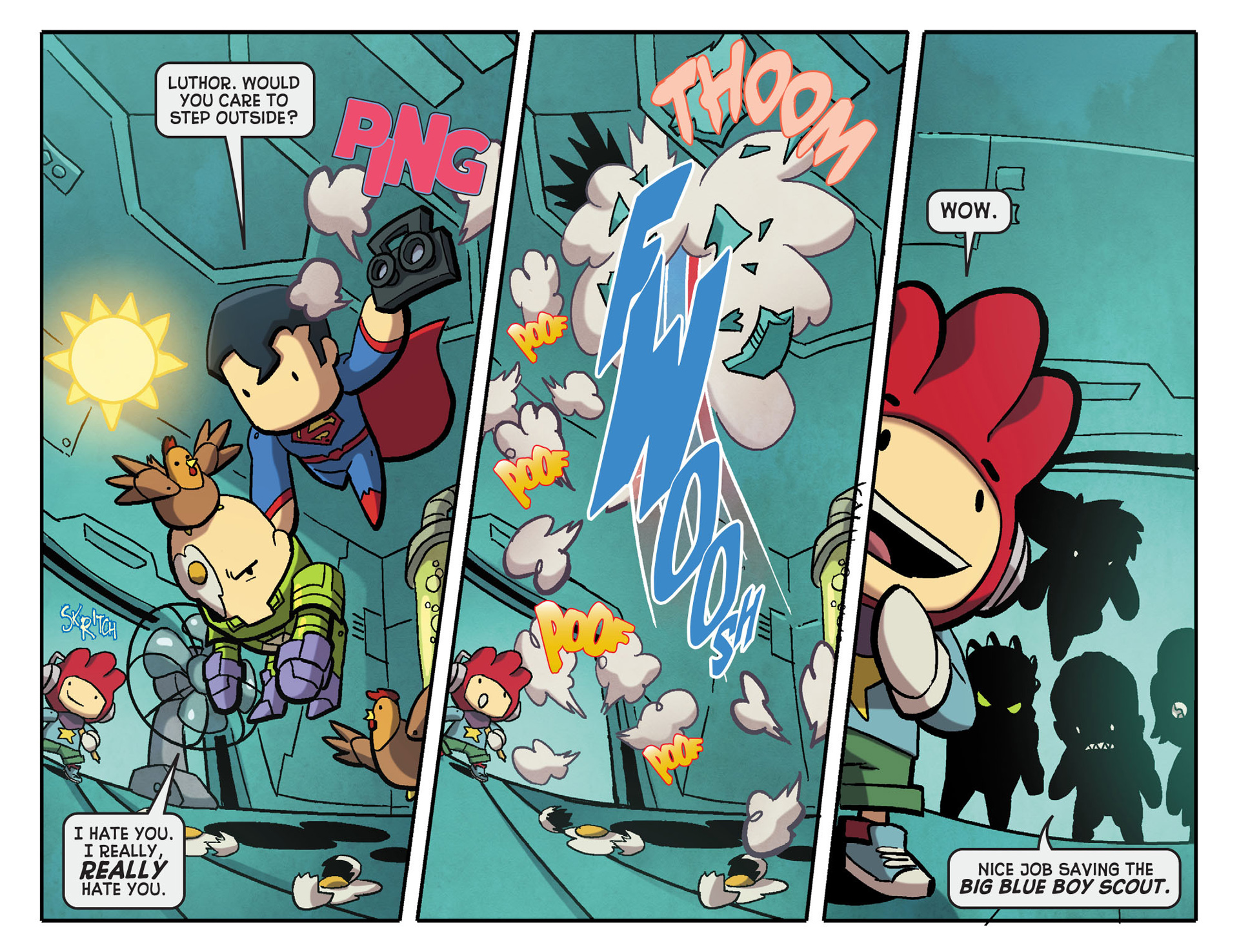 Read online Scribblenauts Unmasked: A Crisis of Imagination comic -  Issue #4 - 17