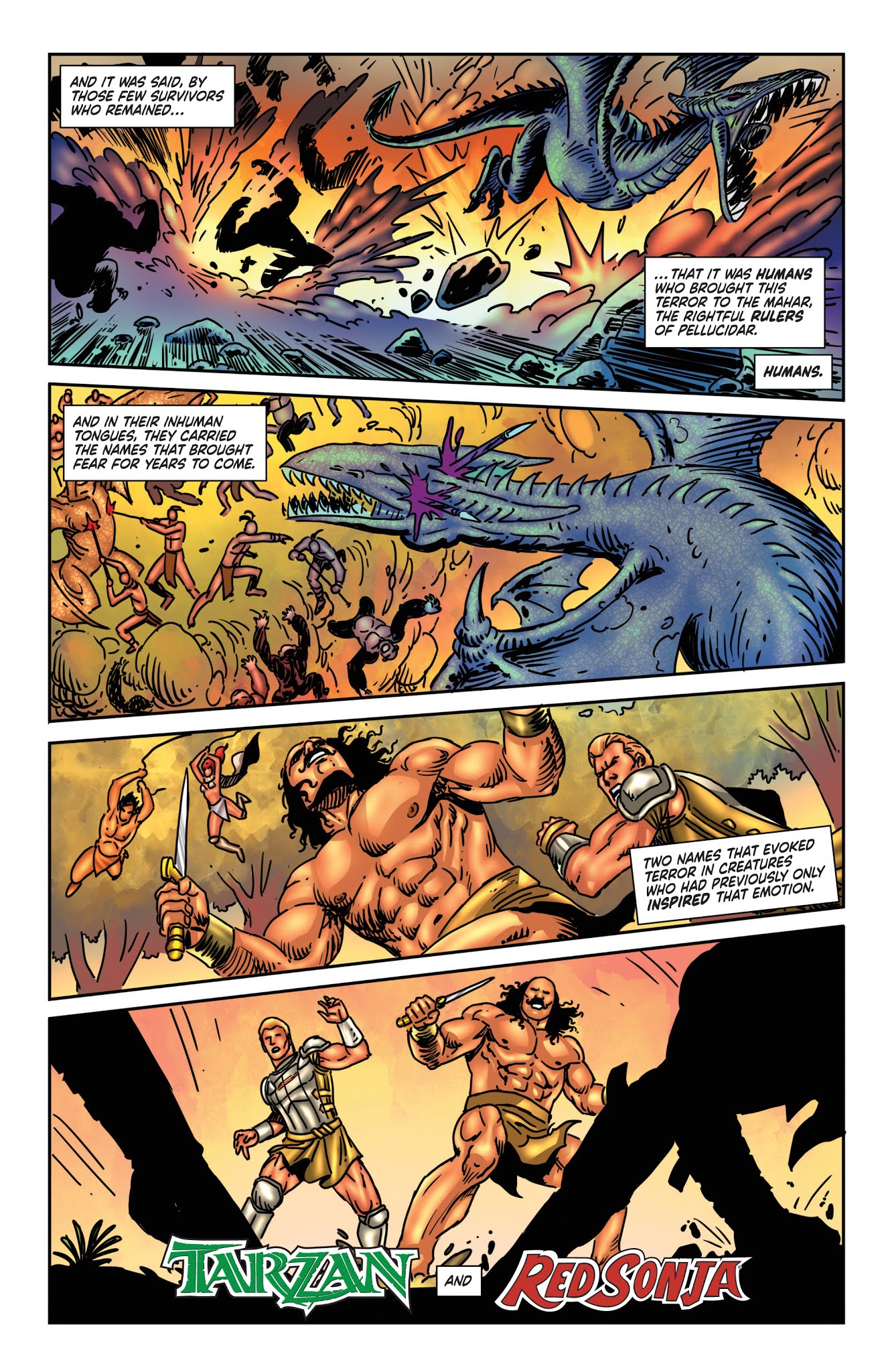 Read online Red Sonja/Tarzan comic -  Issue #6 - 22