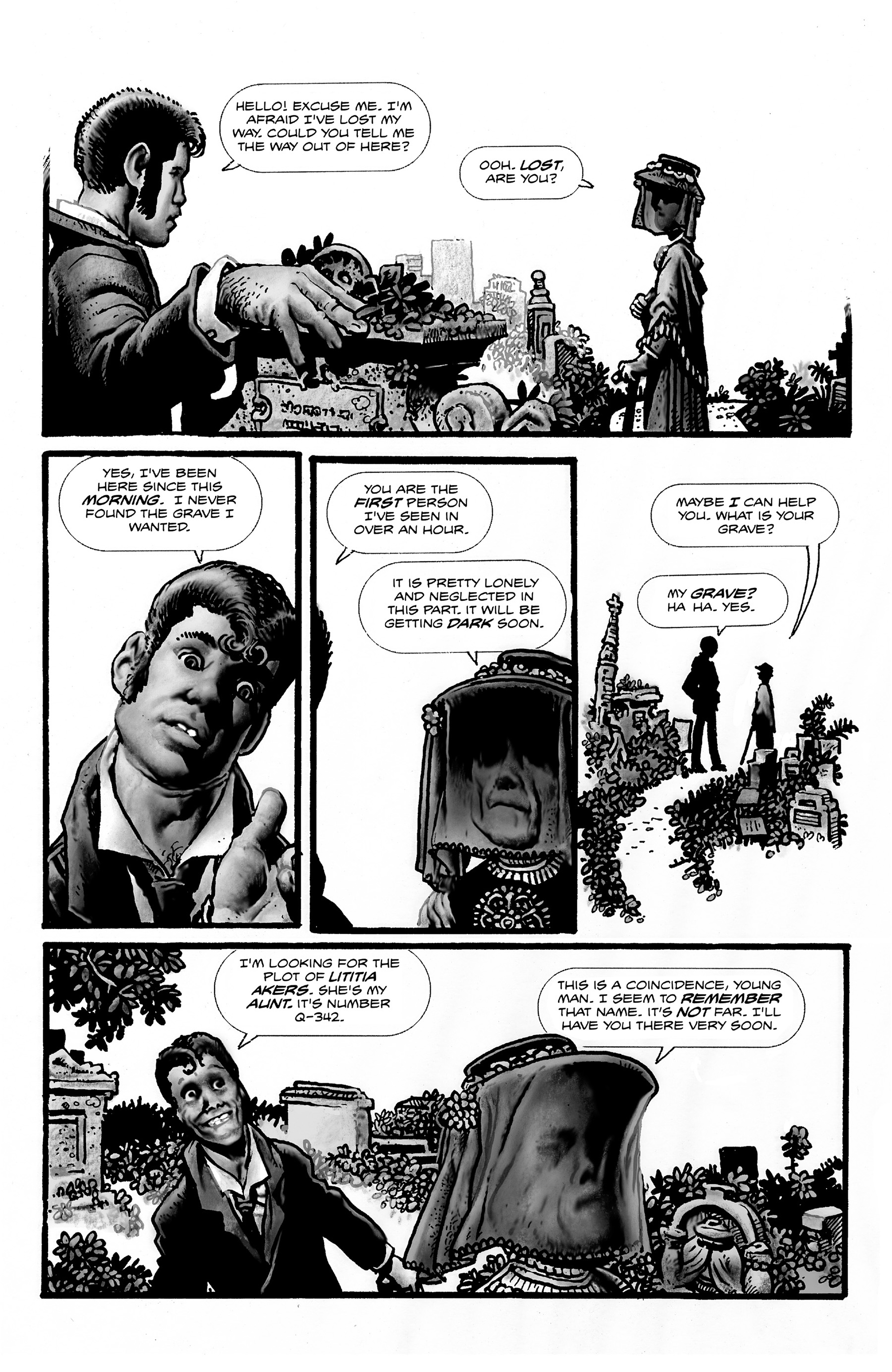 Read online Shadows on the Grave comic -  Issue #2 - 21