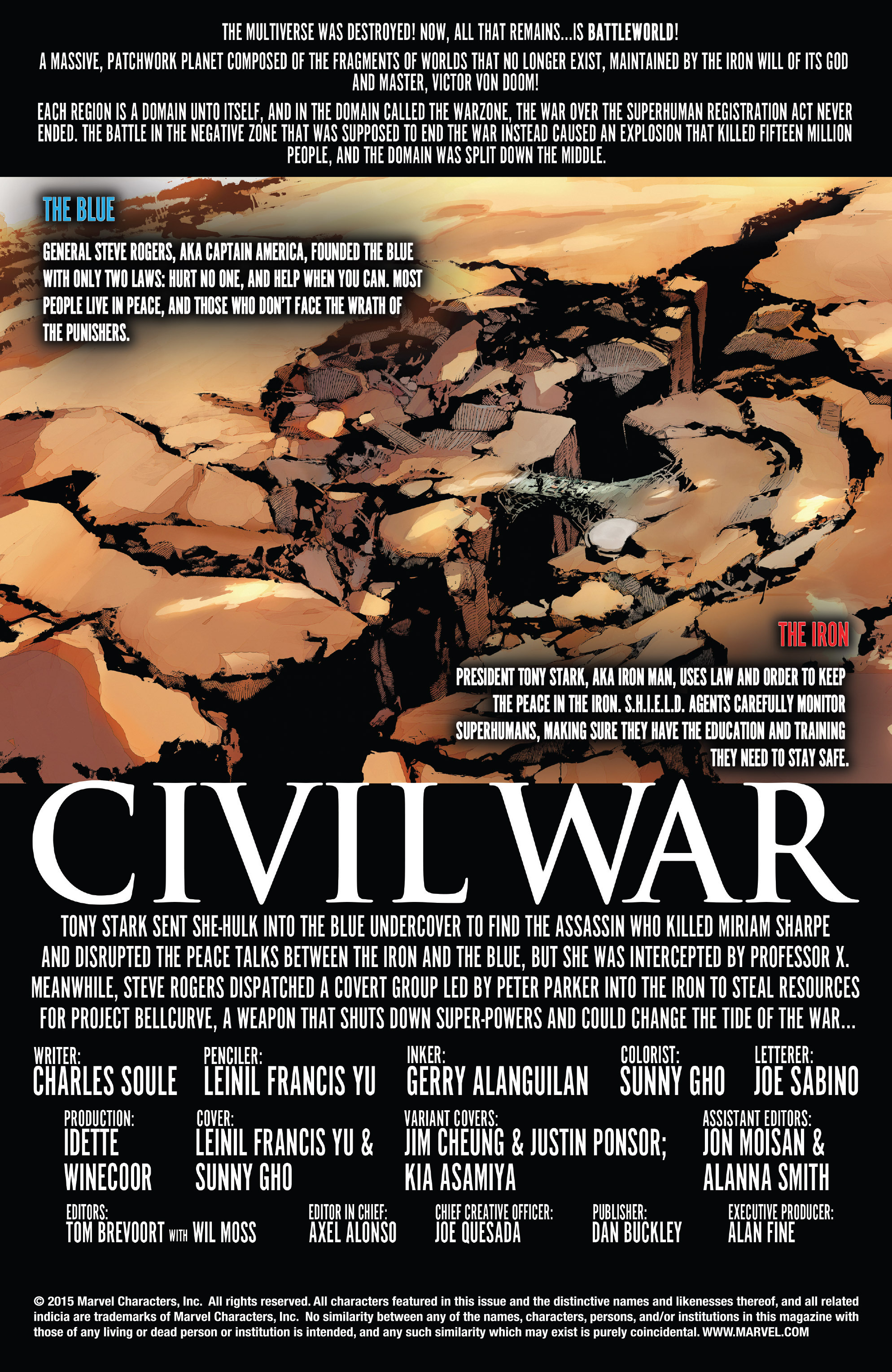 Read online Civil War (2015) comic -  Issue #3 - 4