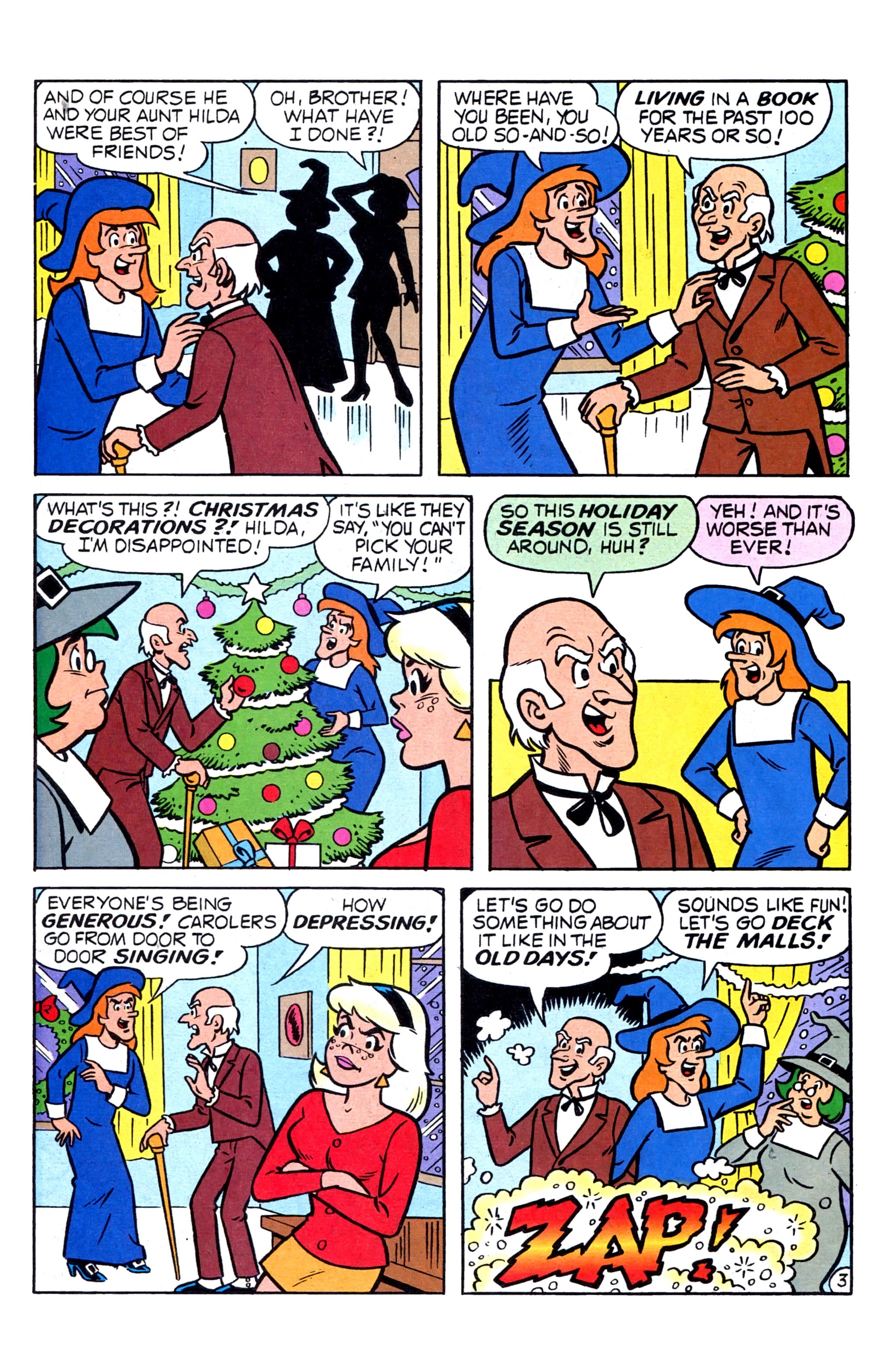 Read online Sabrina's Holiday Spectacular comic -  Issue #3 - 34