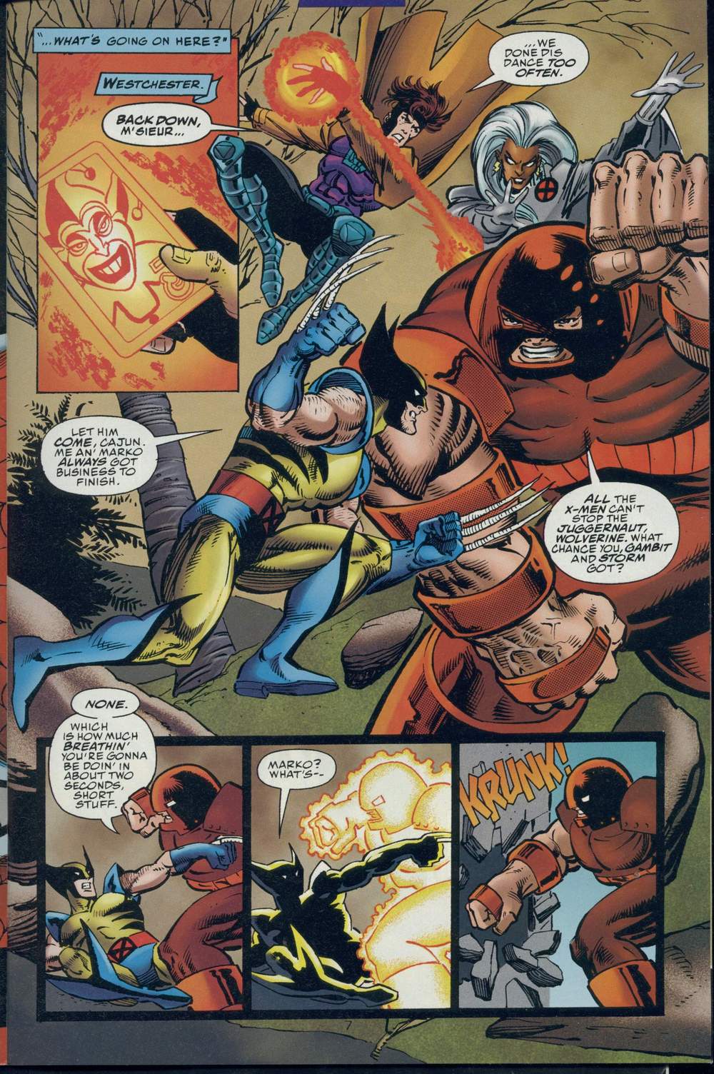 Read online DC vs. Marvel comic -  Issue #1 - 9