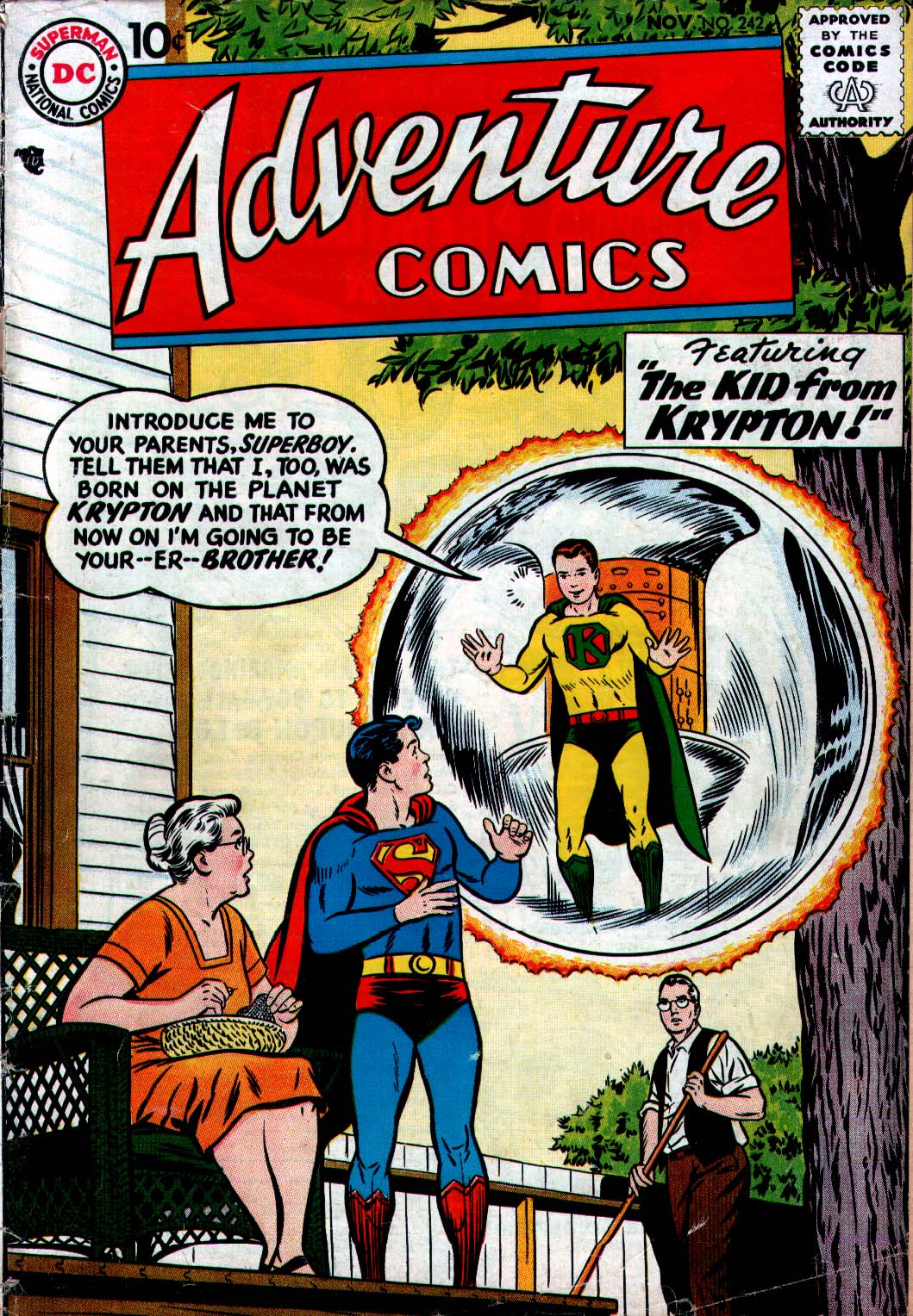 Read online Adventure Comics (1938) comic -  Issue #242 - 1