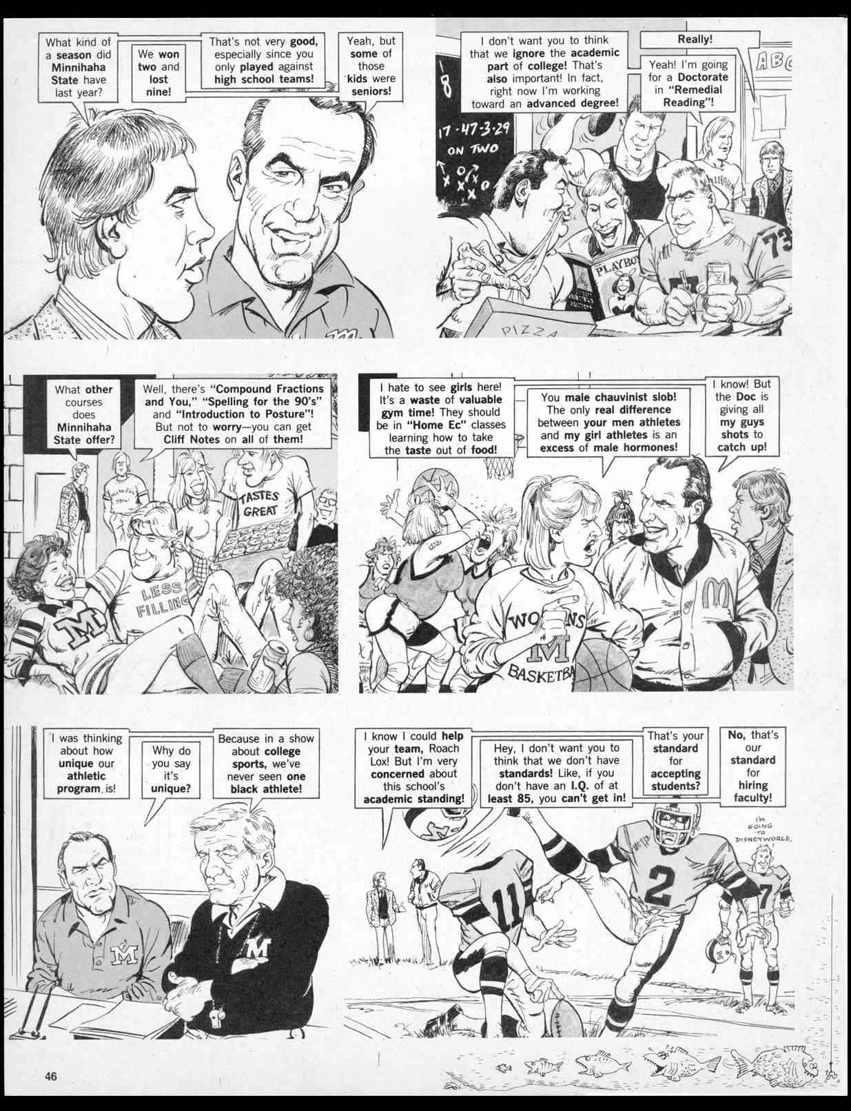 Read online MAD comic -  Issue #296 - 48