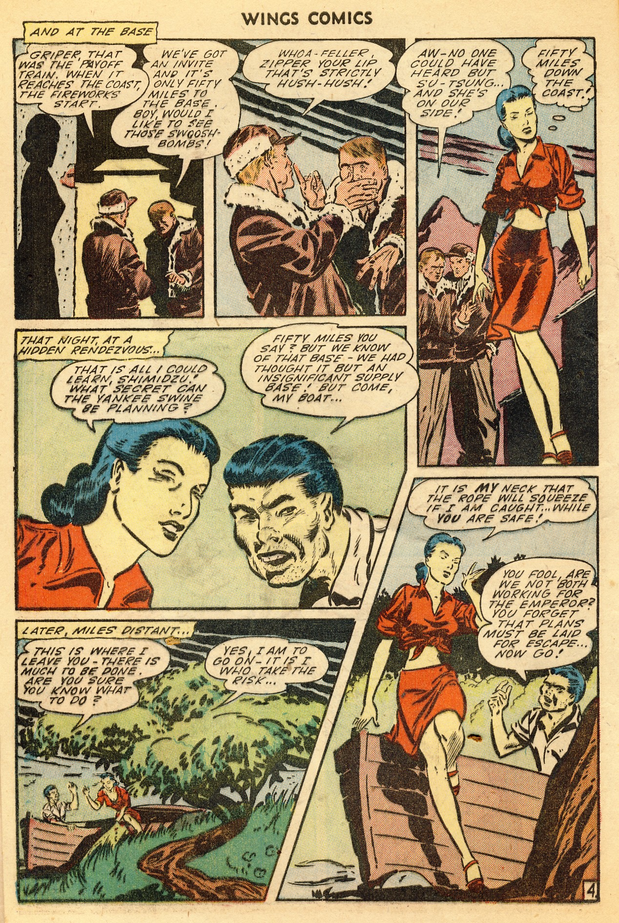 Read online Wings Comics comic -  Issue #54 - 6