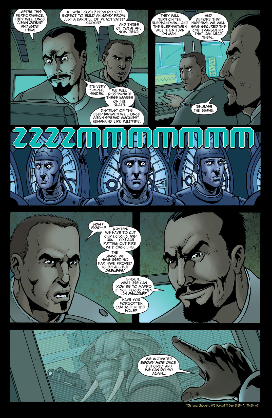 Read online Elephantmen comic -  Issue #27 - 23
