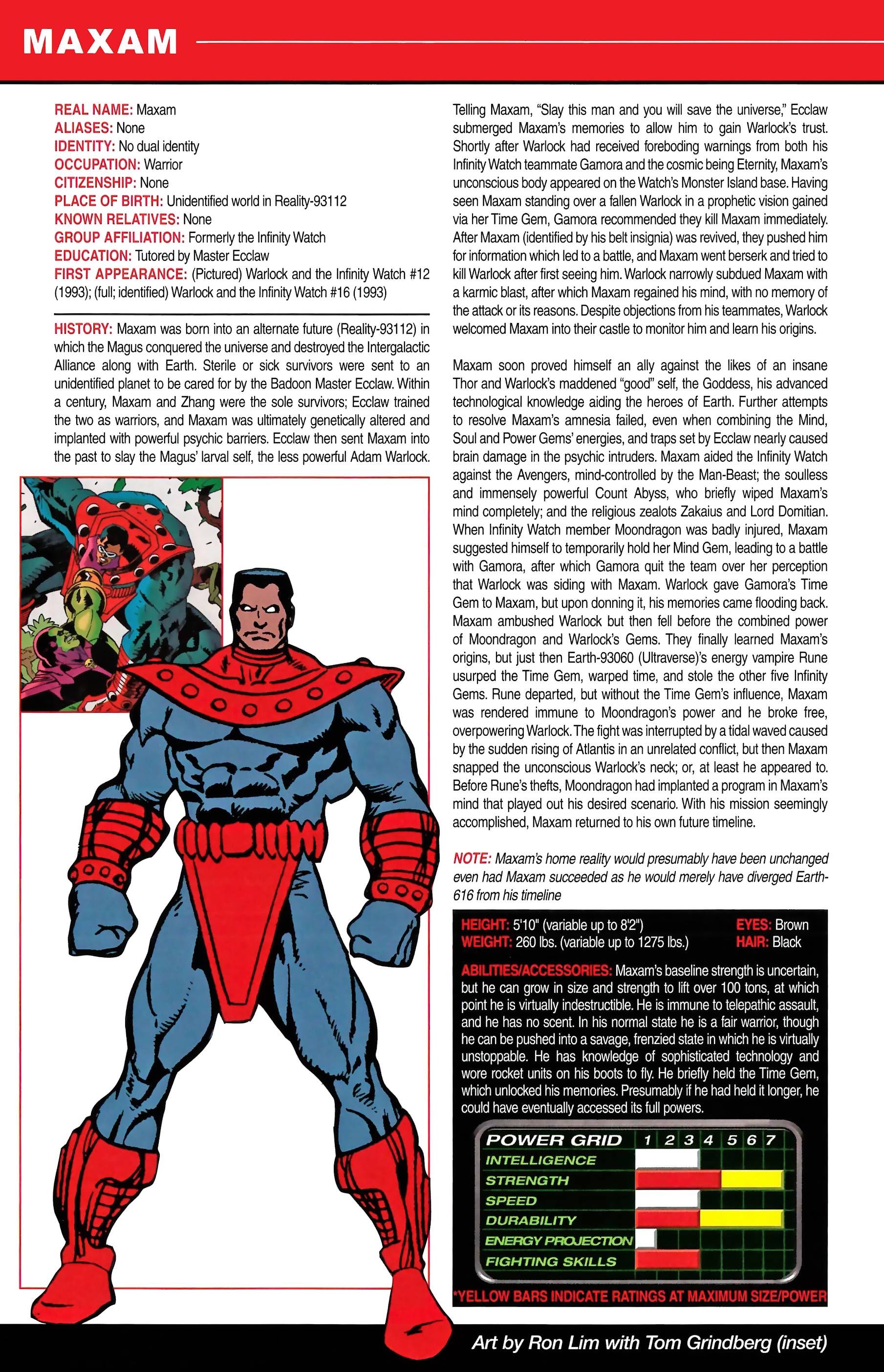 Read online Official Handbook of the Marvel Universe A to Z comic -  Issue # TPB 7 (Part 1) - 98