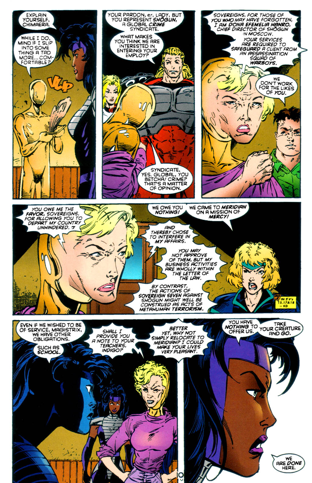 Read online Sovereign Seven comic -  Issue #32 - 10