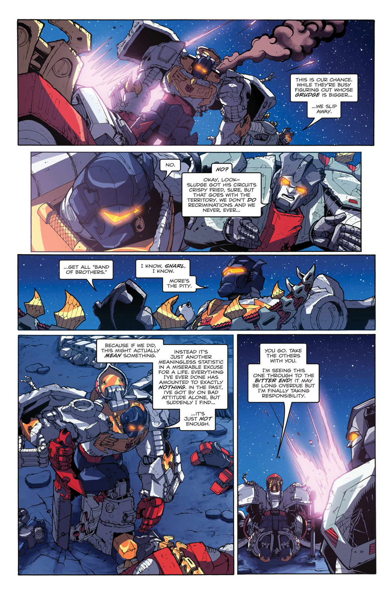 Read online The Transformers: Maximum Dinobots comic -  Issue #5 - 7