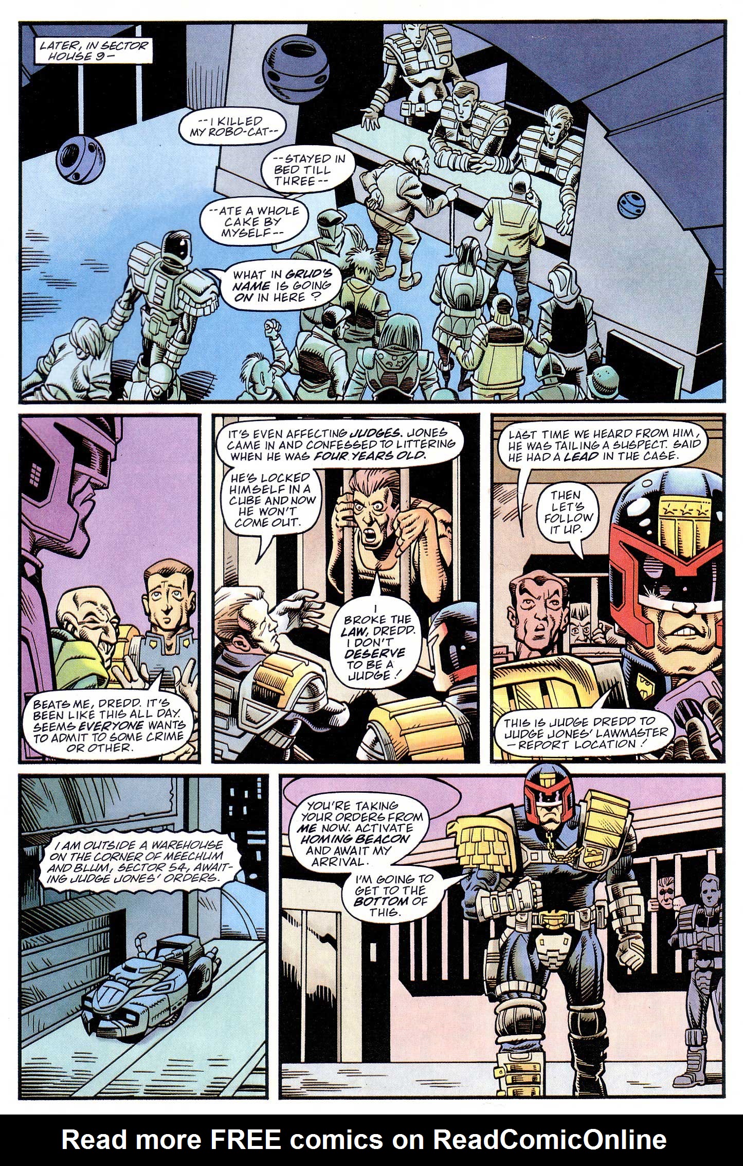 Read online Judge Dredd Lawman of the Future comic -  Issue #14 - 20