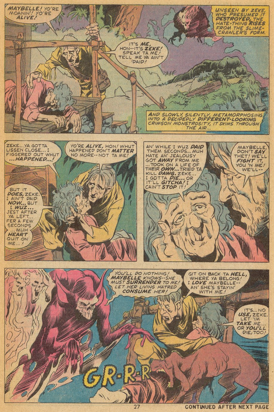 Read online Man-Thing (1974) comic -  Issue #10 - 18