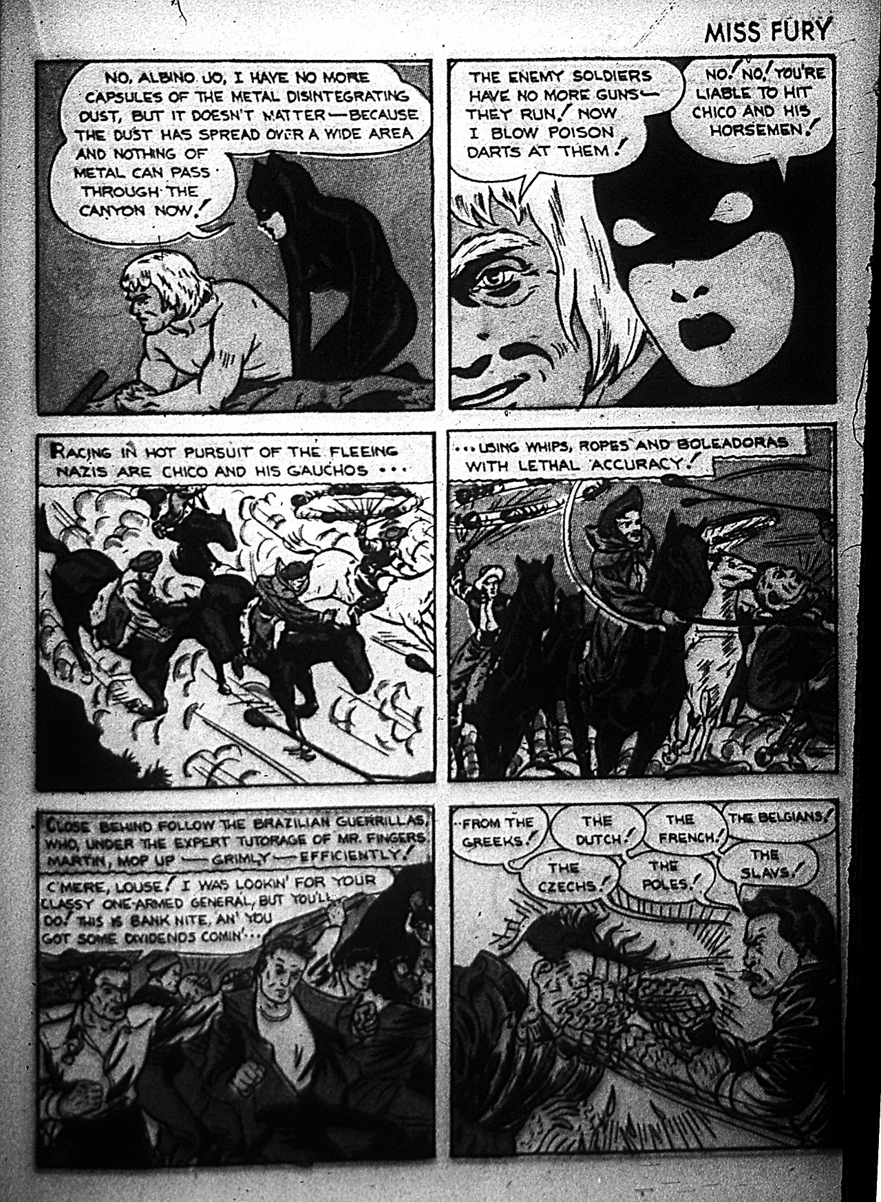 Read online Miss Fury (1942) comic -  Issue #3 - 37