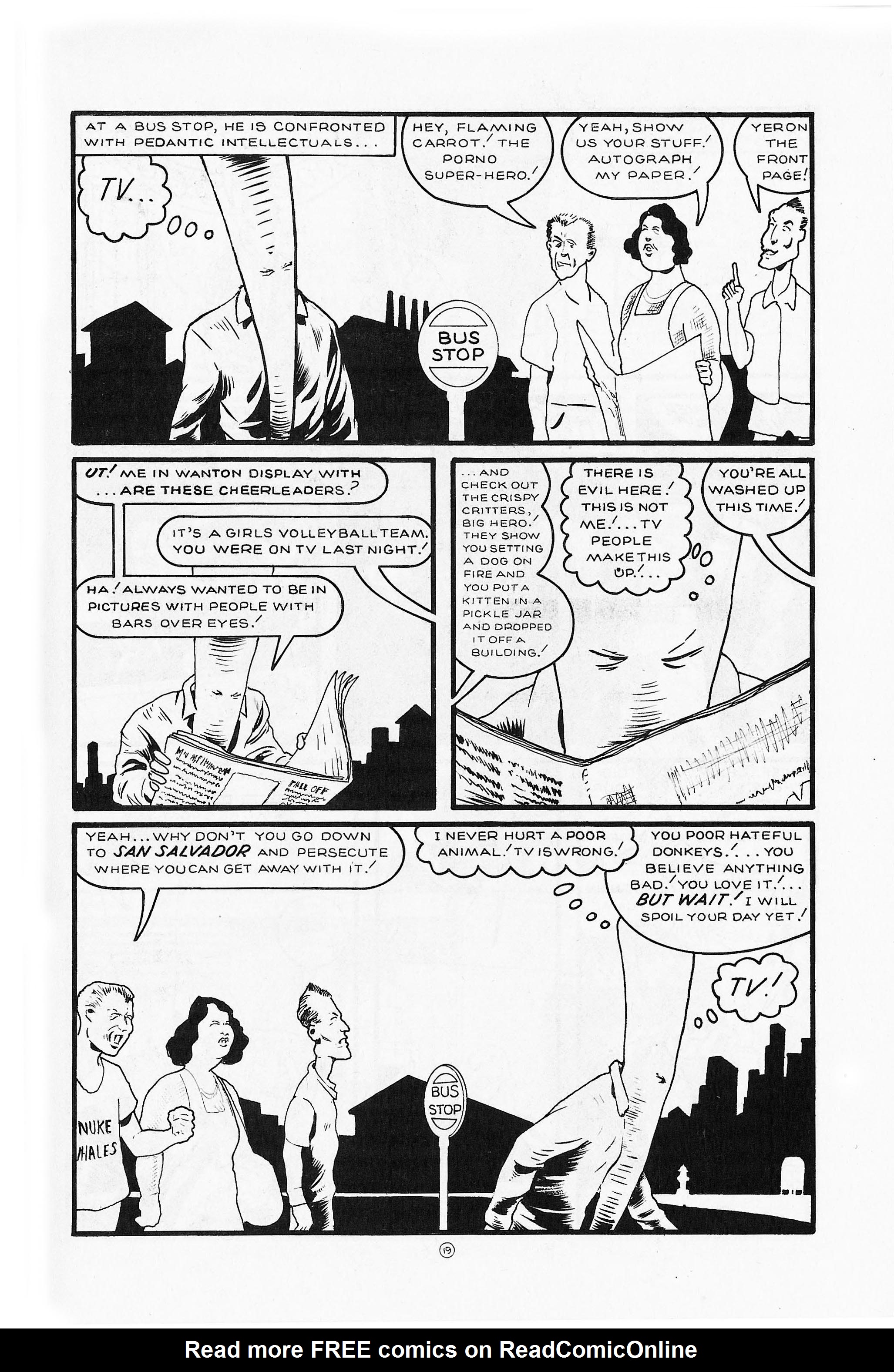 Read online Flaming Carrot Comics (1984) comic -  Issue #9 - 21