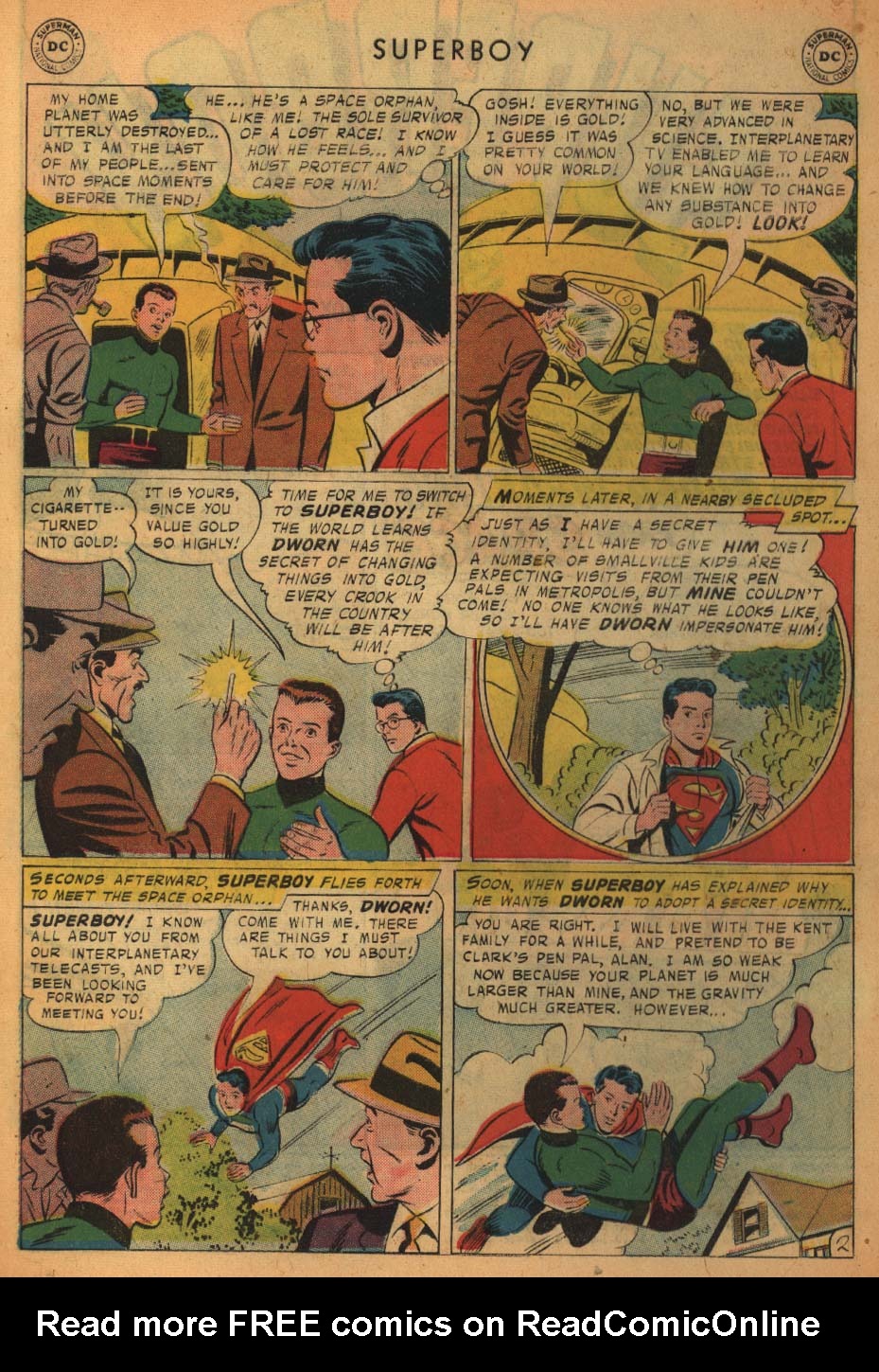 Read online Superboy (1949) comic -  Issue #65 - 3