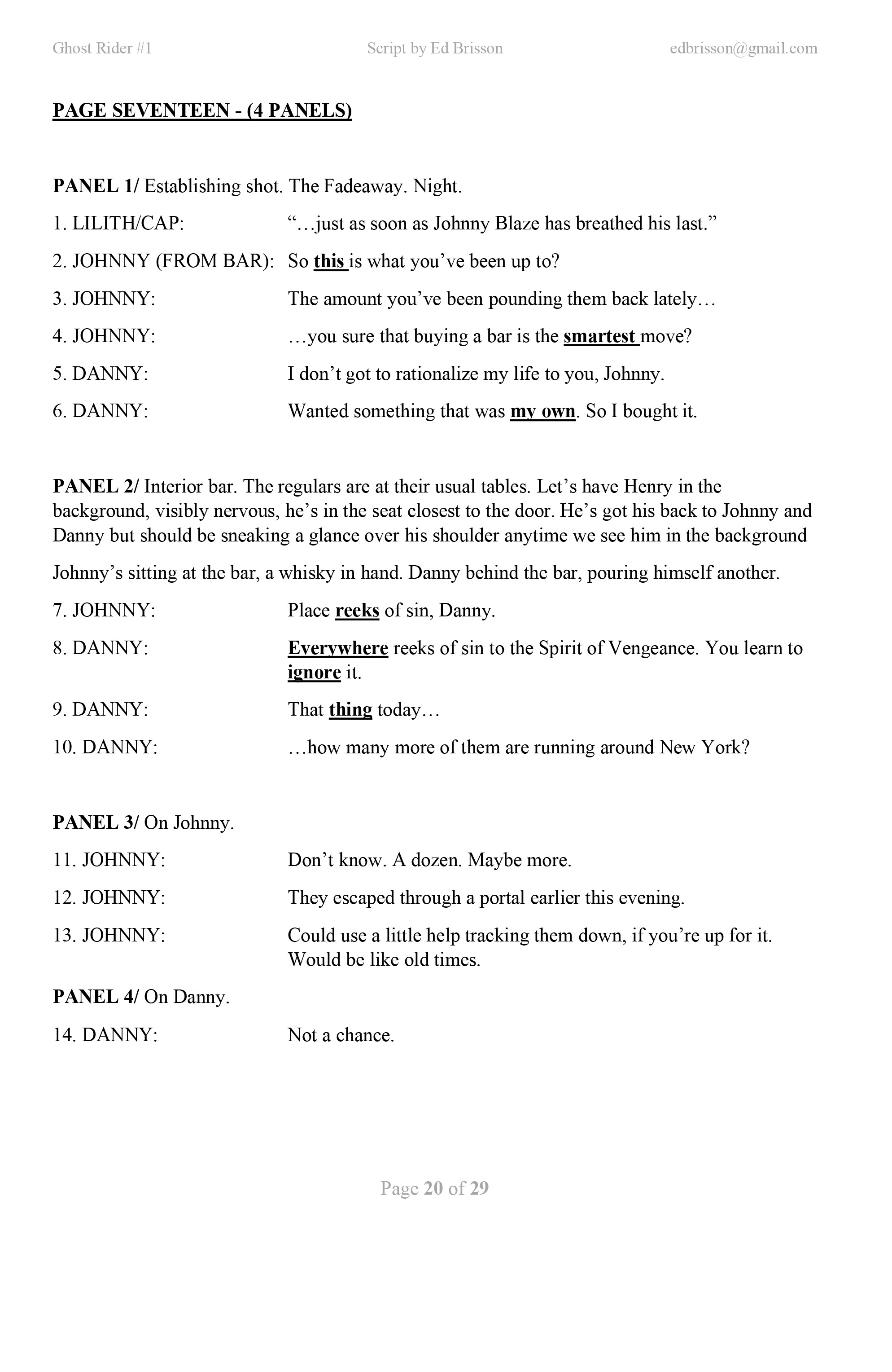 Read online Ghost Rider (2019) comic -  Issue # _Director's Cut - 63