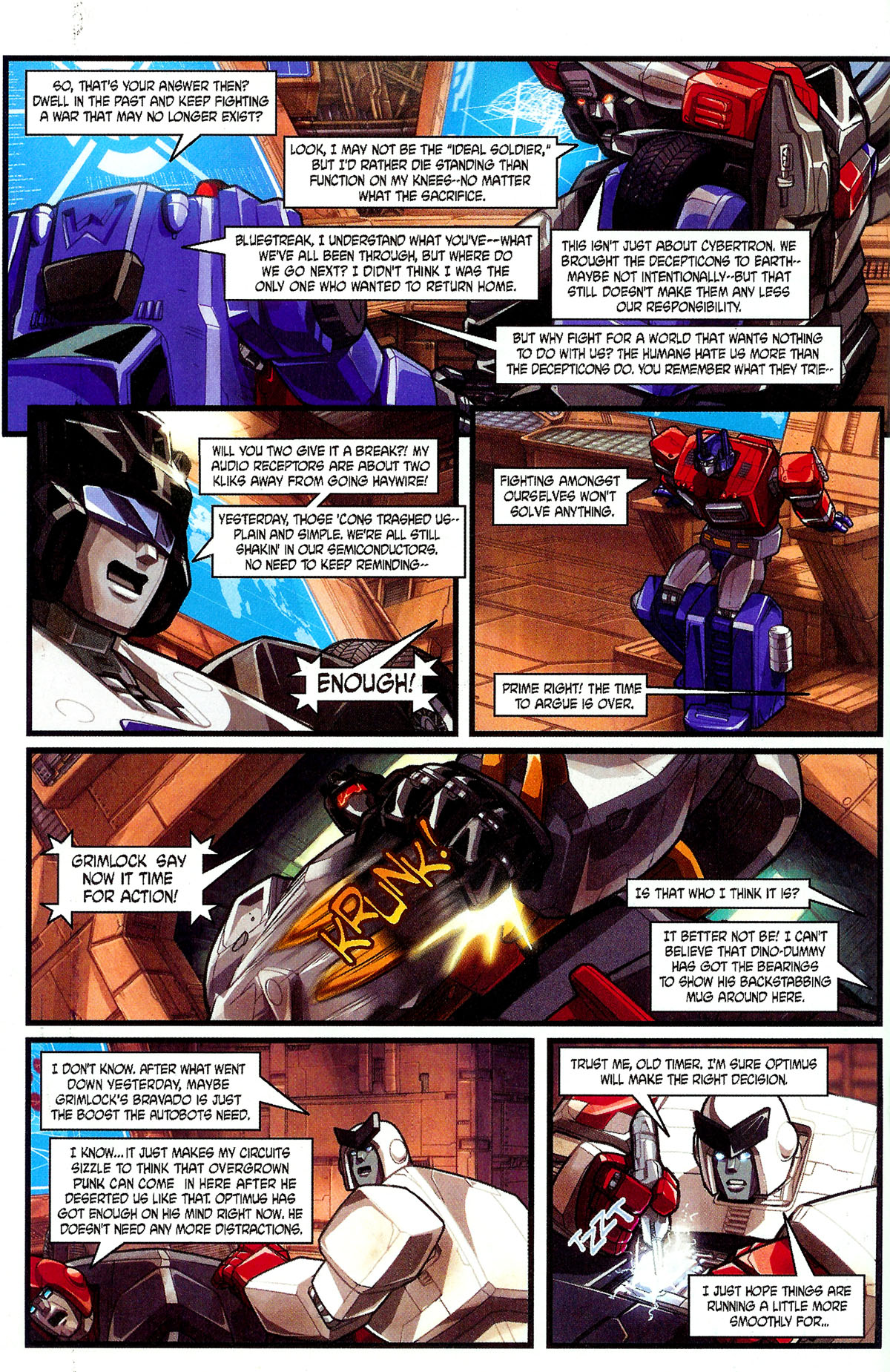 Read online Transformers: Generation 1 (2003) comic -  Issue #1 - 22