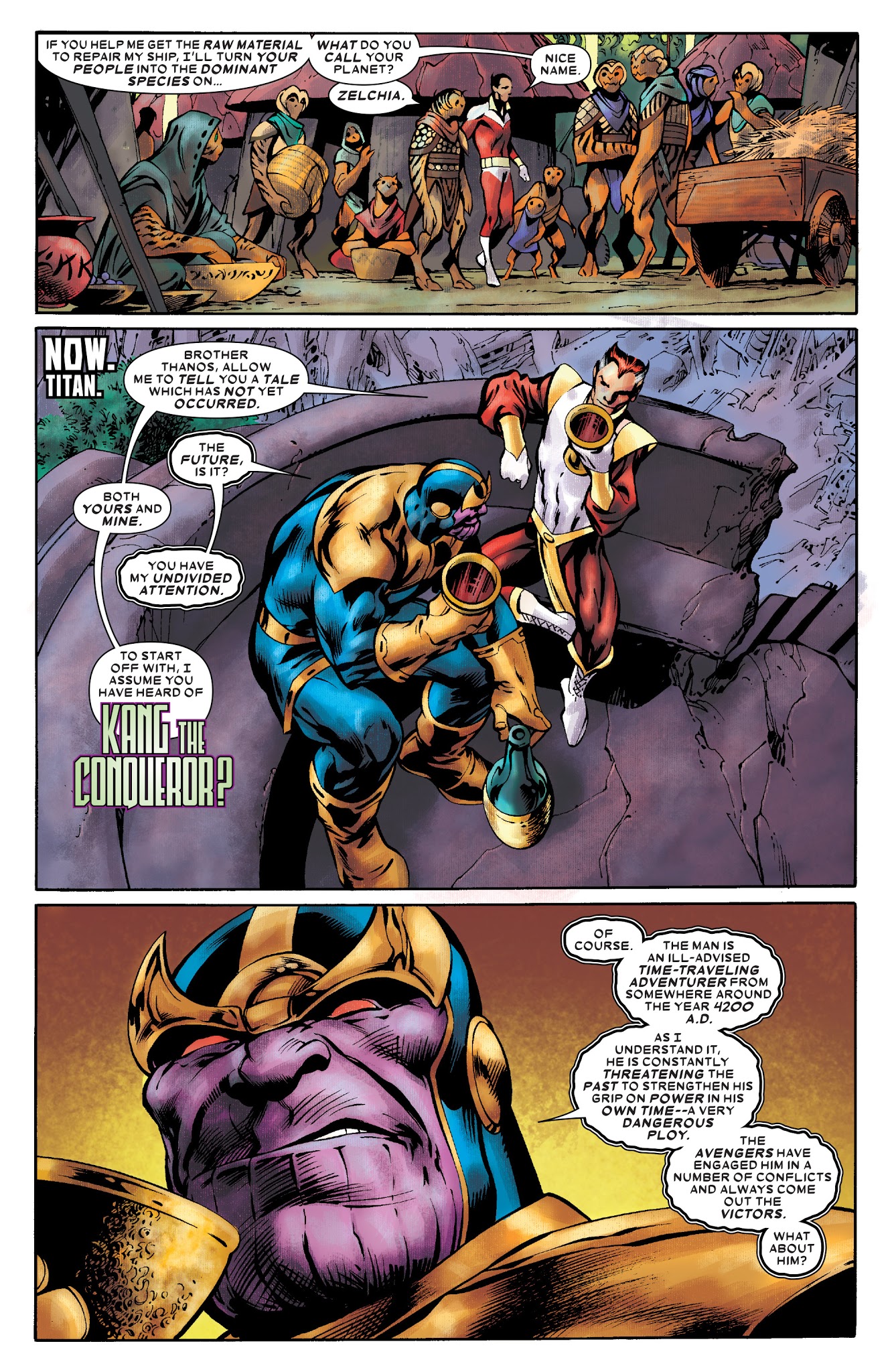 Read online Thanos: The Infinity Siblings comic -  Issue # TPB - 35